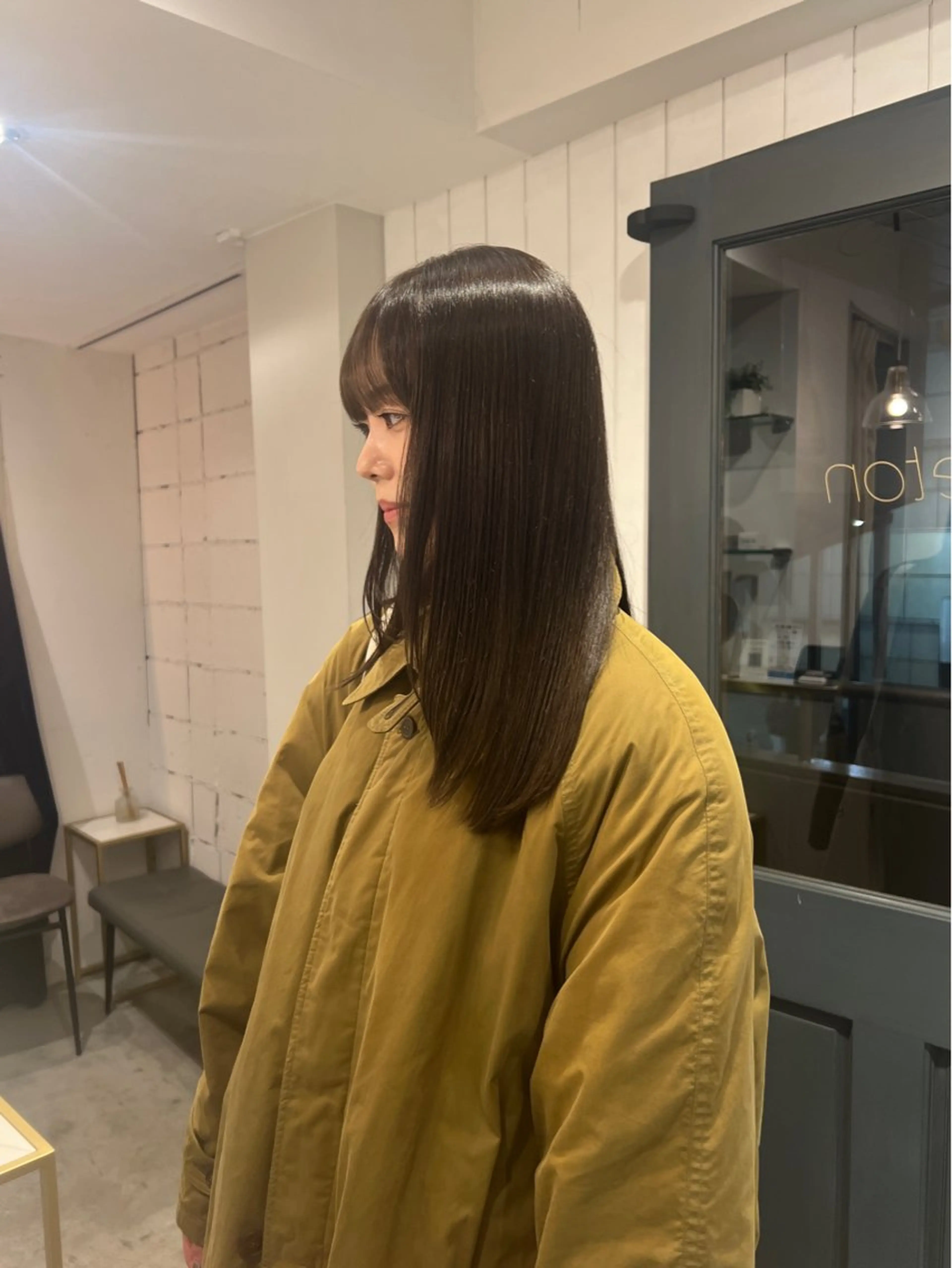 セミロング カラー ヘアカラー ☆ HARUKA ☆のヘアスタイル