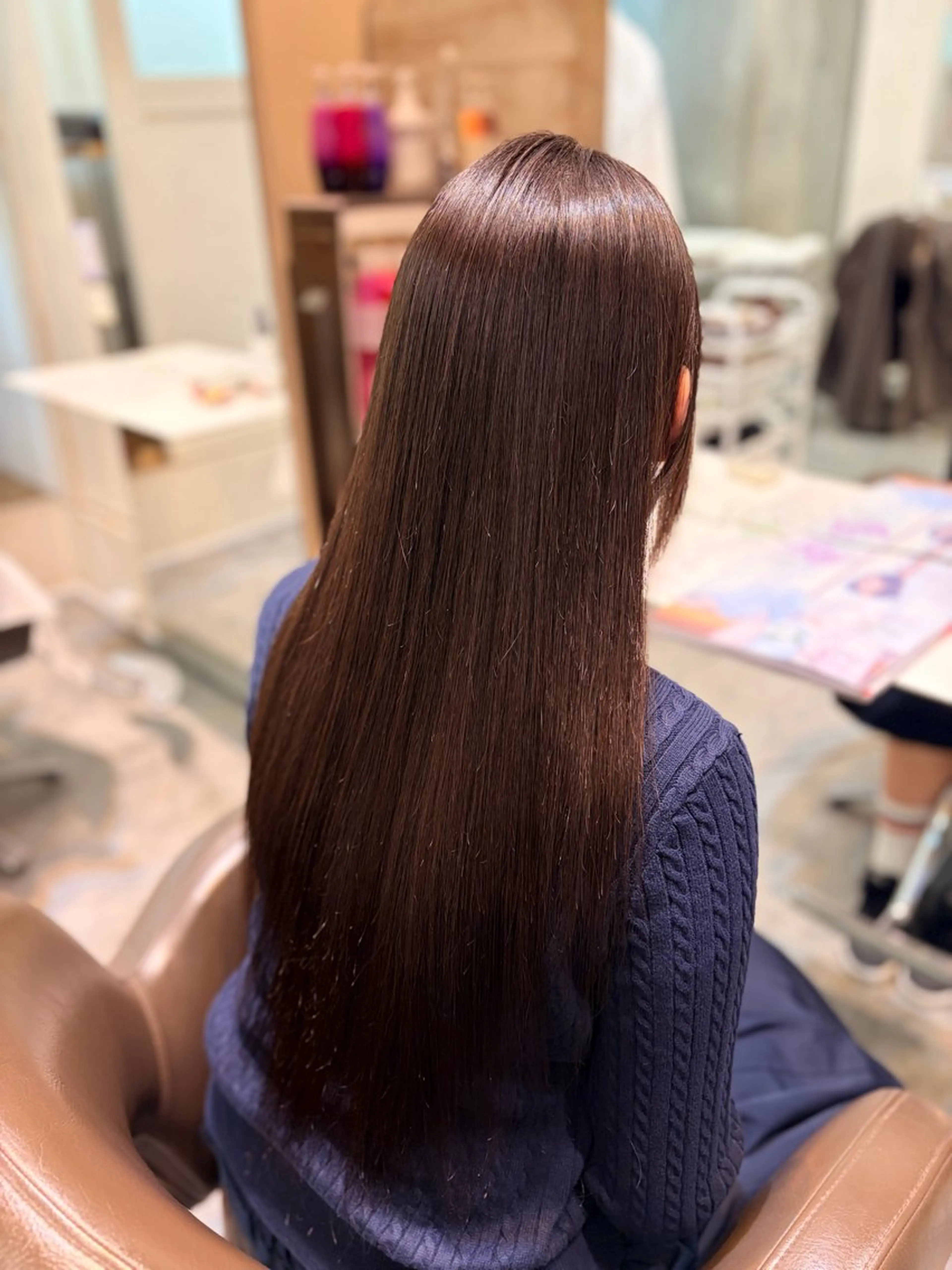 ロング ロング 縮毛矯正 縮毛矯正 abie hair所属・コスパ◎/ナチュラル カラー/グレイ/佑壮のヘアスタイル