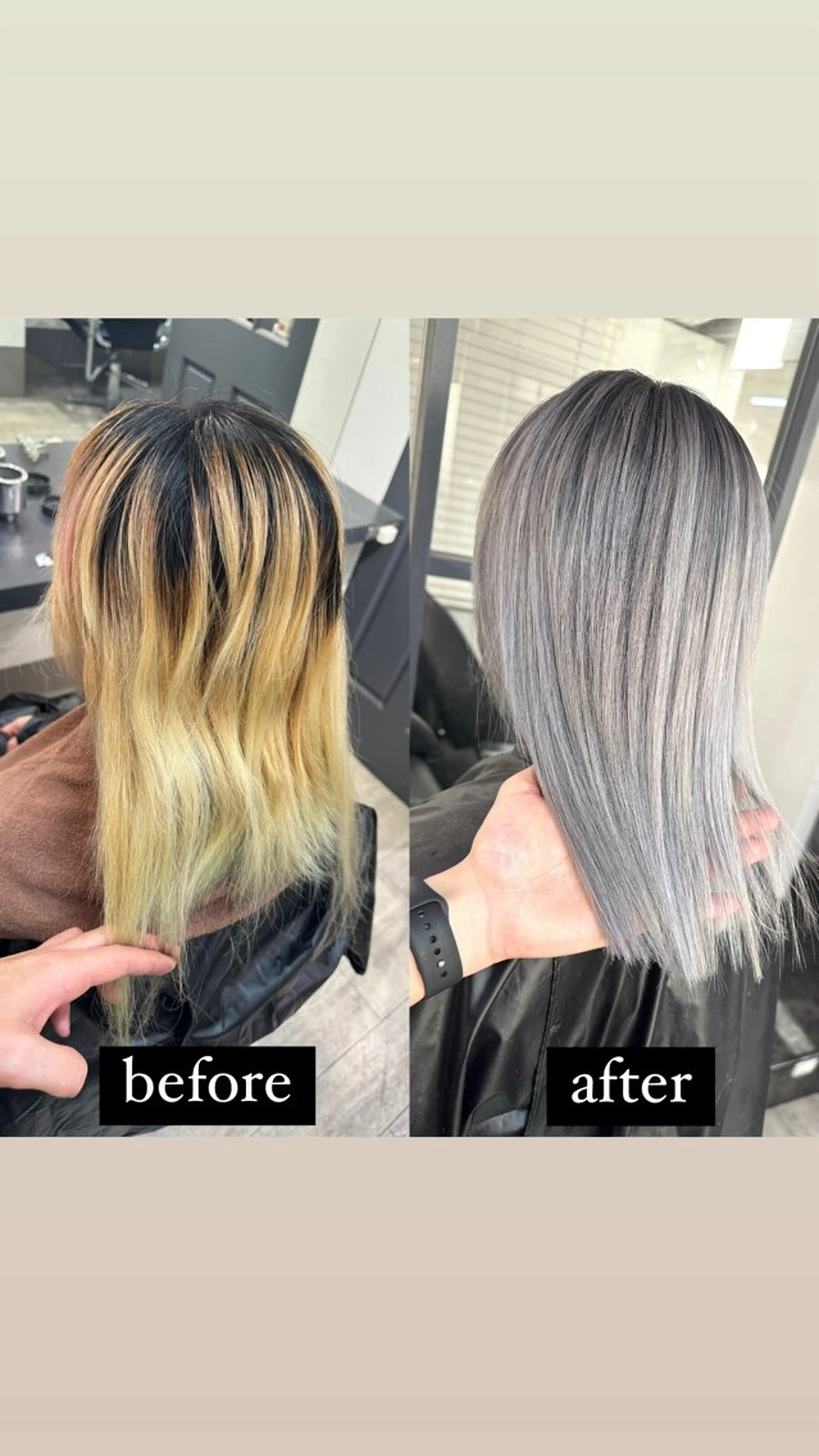 ミディアム カット ヘアカラー トリートメント プルエクステ ボブ🌈ナツヤのヘアスタイル