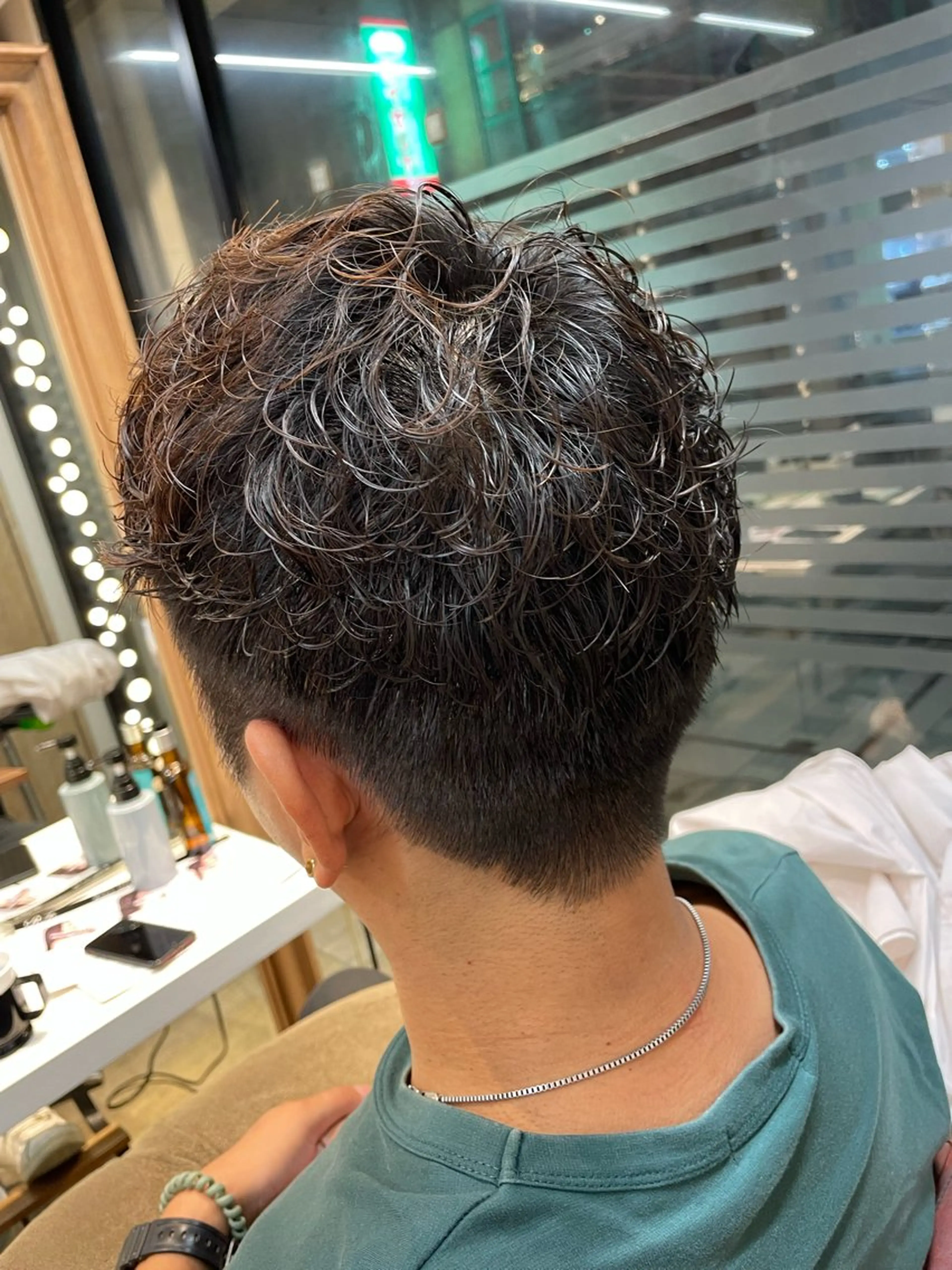 ショート パーマ メンズ ✨横須賀髪質改善✨️ 加藤 百音のヘアスタイル