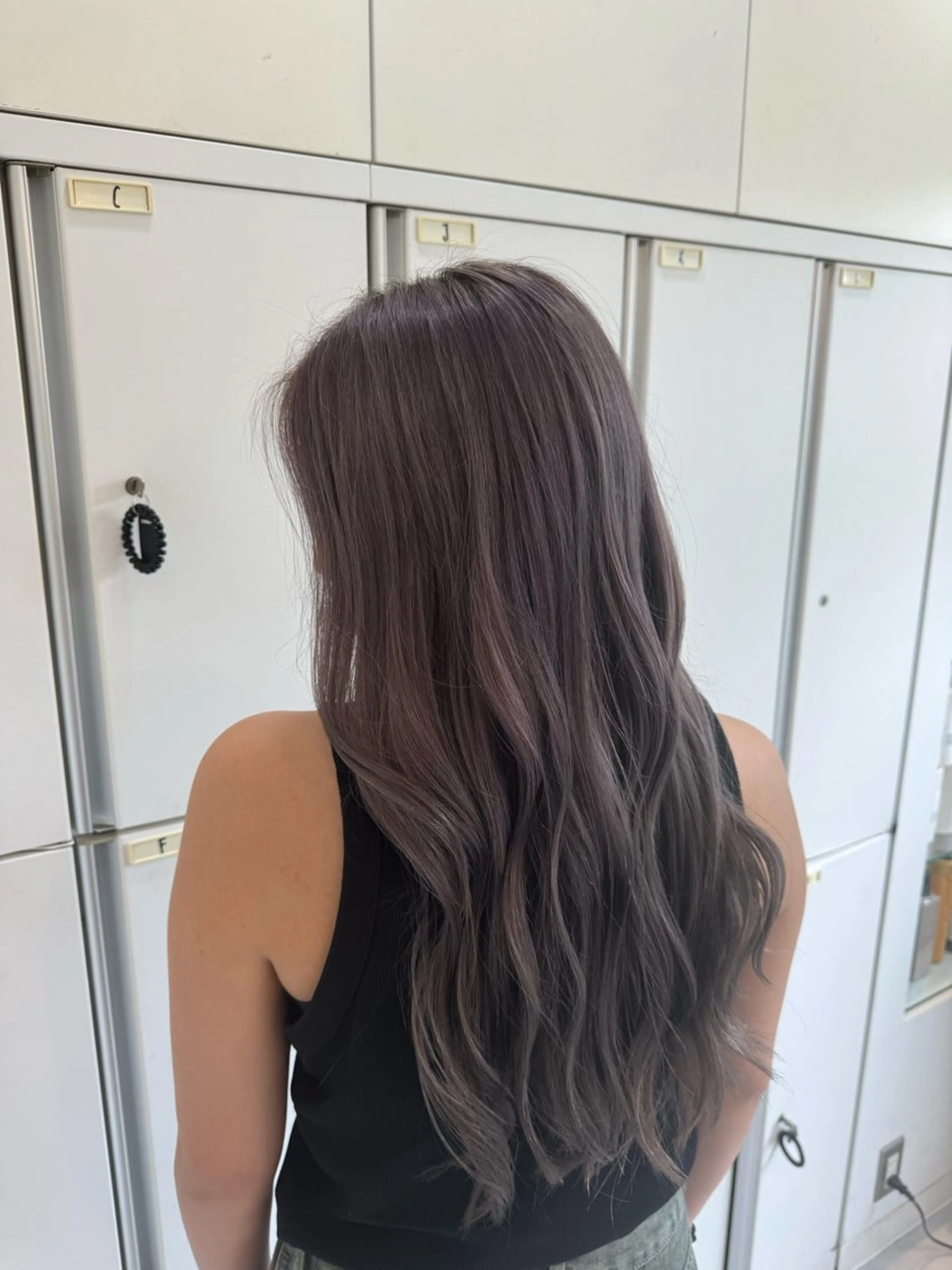 ロング カラー ヘアカラー Ouka/Wカラー/ 大人艶カラーのヘアスタイル