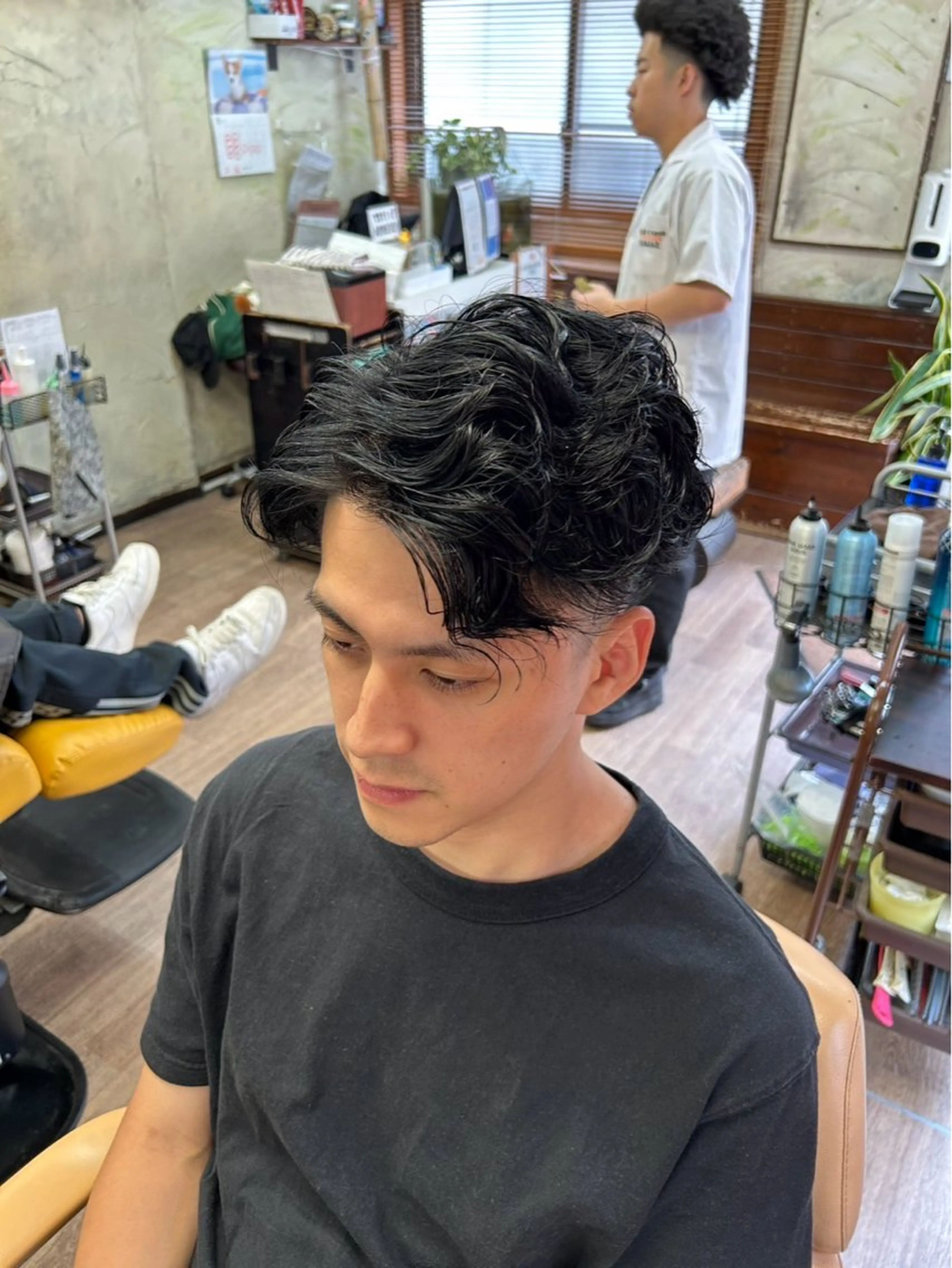 ショート パーマ 💈短髪刈り上げ✂️ 龍ノ佑のヘアスタイル