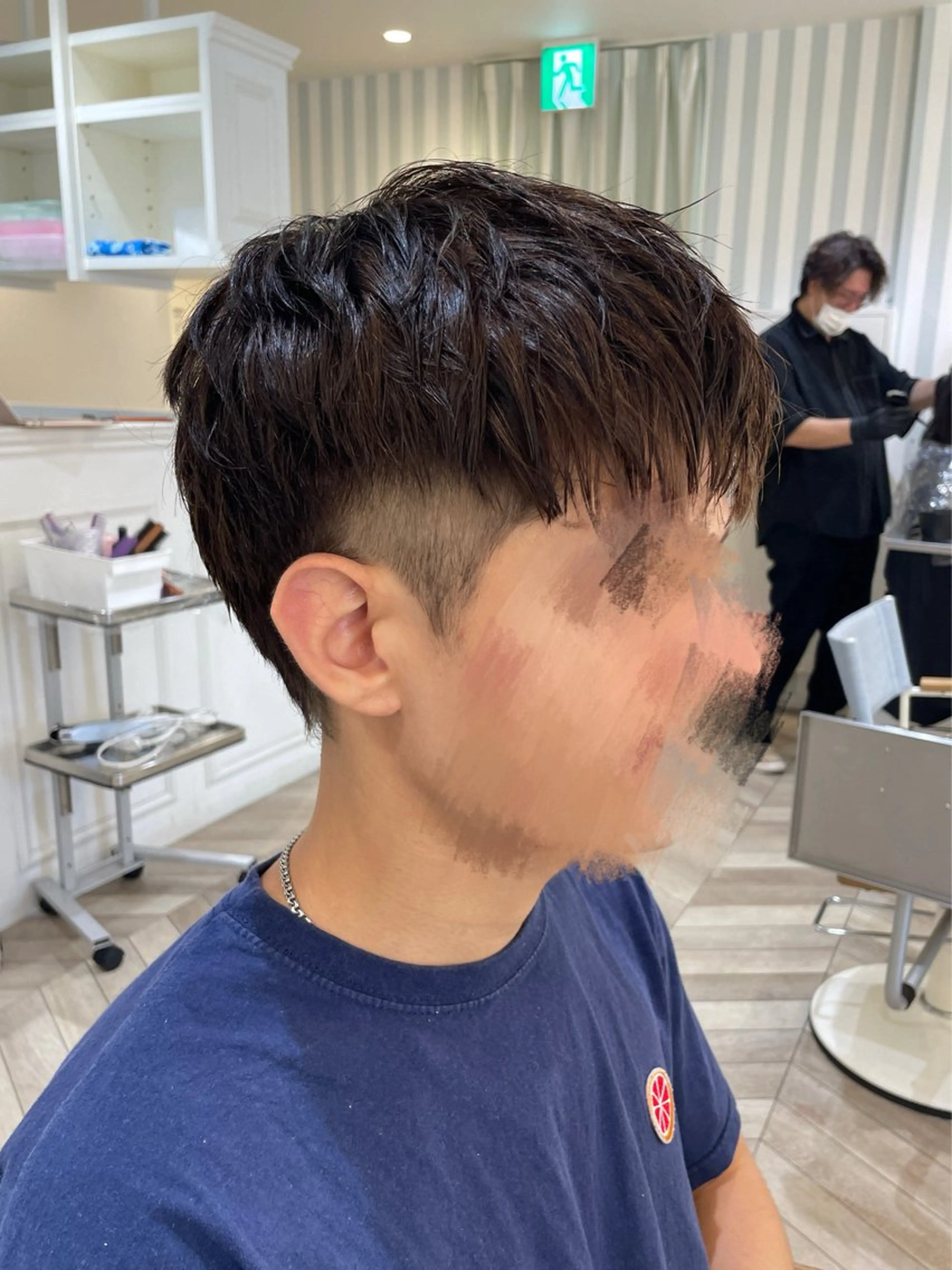 カラー メンズ 外国人風カラー マレットヘア レディースモデル 募集中🌟Reinaのヘアスタイル