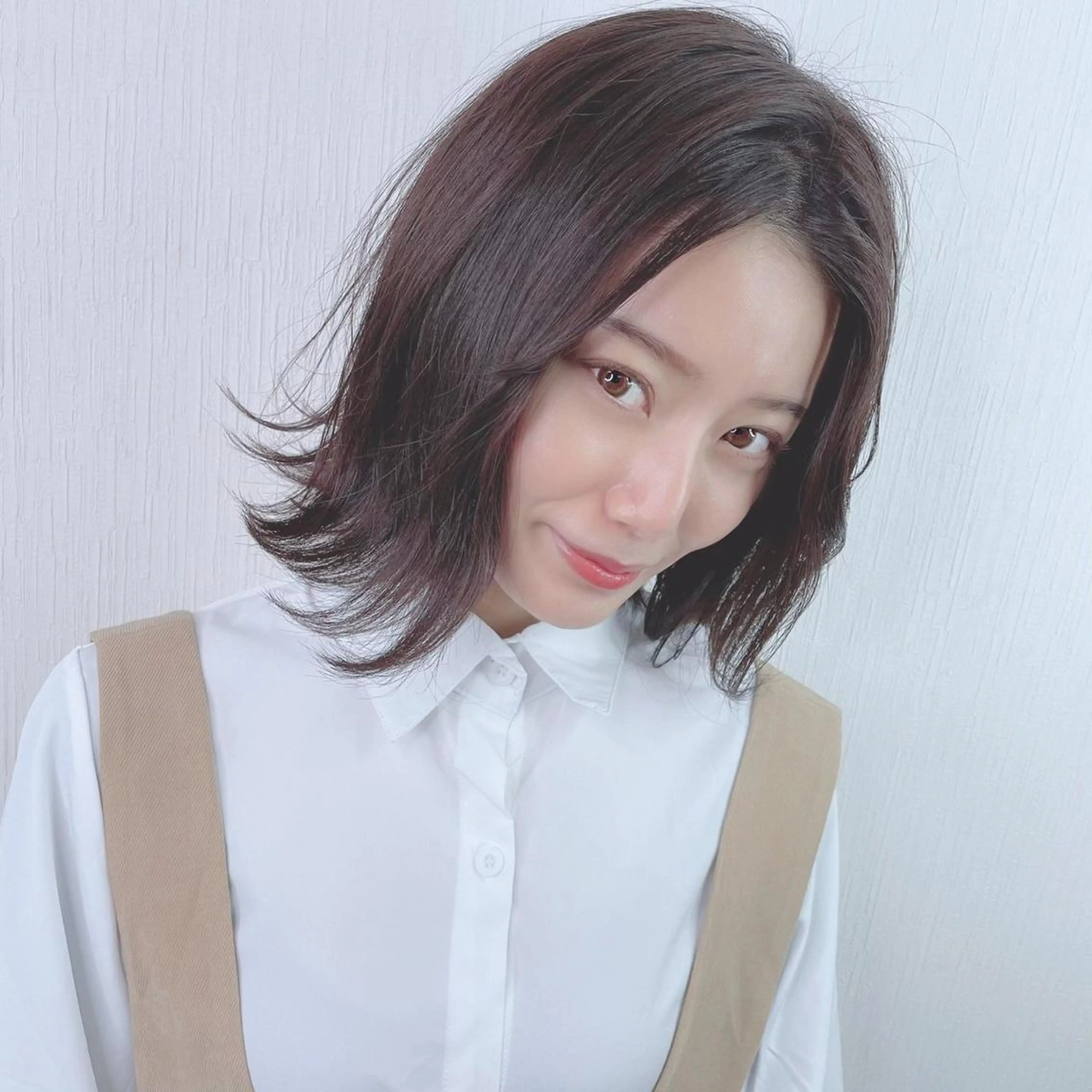 ミディアム カラー パーマ ヘアアレンジ 【公式】amble luxe池袋東口🩷のヘアスタイル