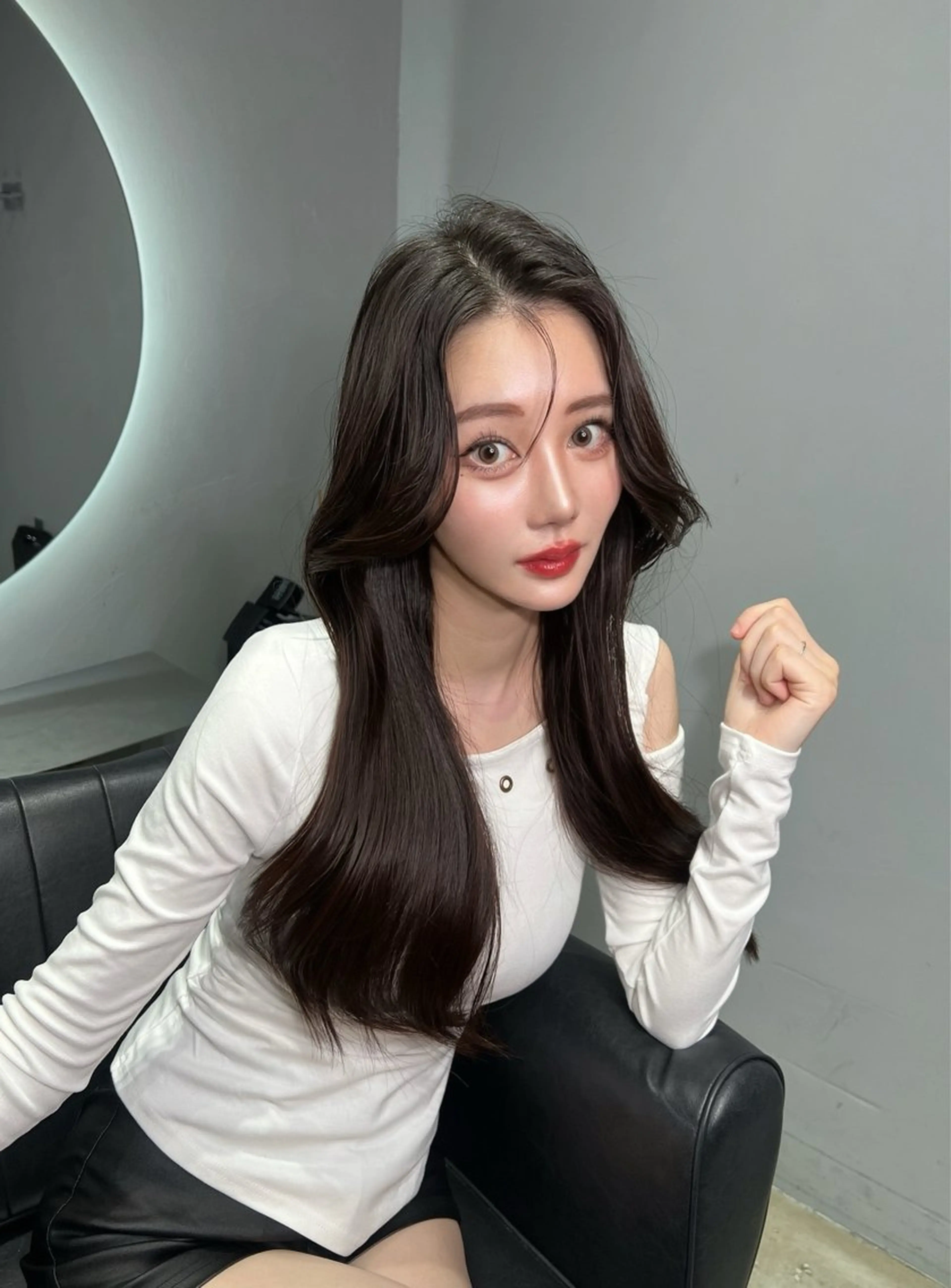 ロング カラー カット ヘアカラー トリートメント etora 渋谷所属・ワンホンヘア🇨🇳 髪質改善/itaruのヘアスタイル