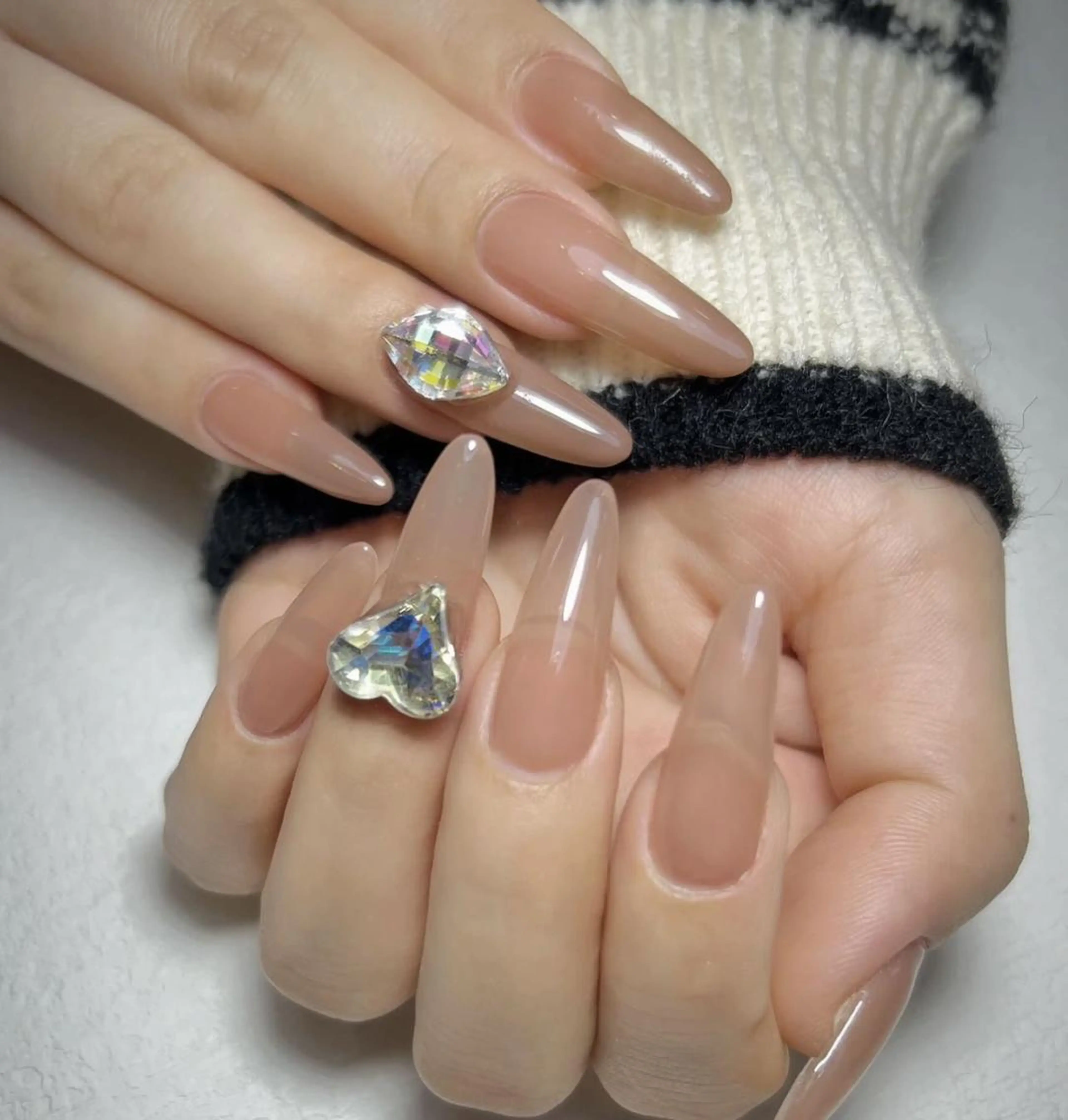 ネイル ワンカラーネイル ネイルチップ Queens 新宿本店のネイルデザイン