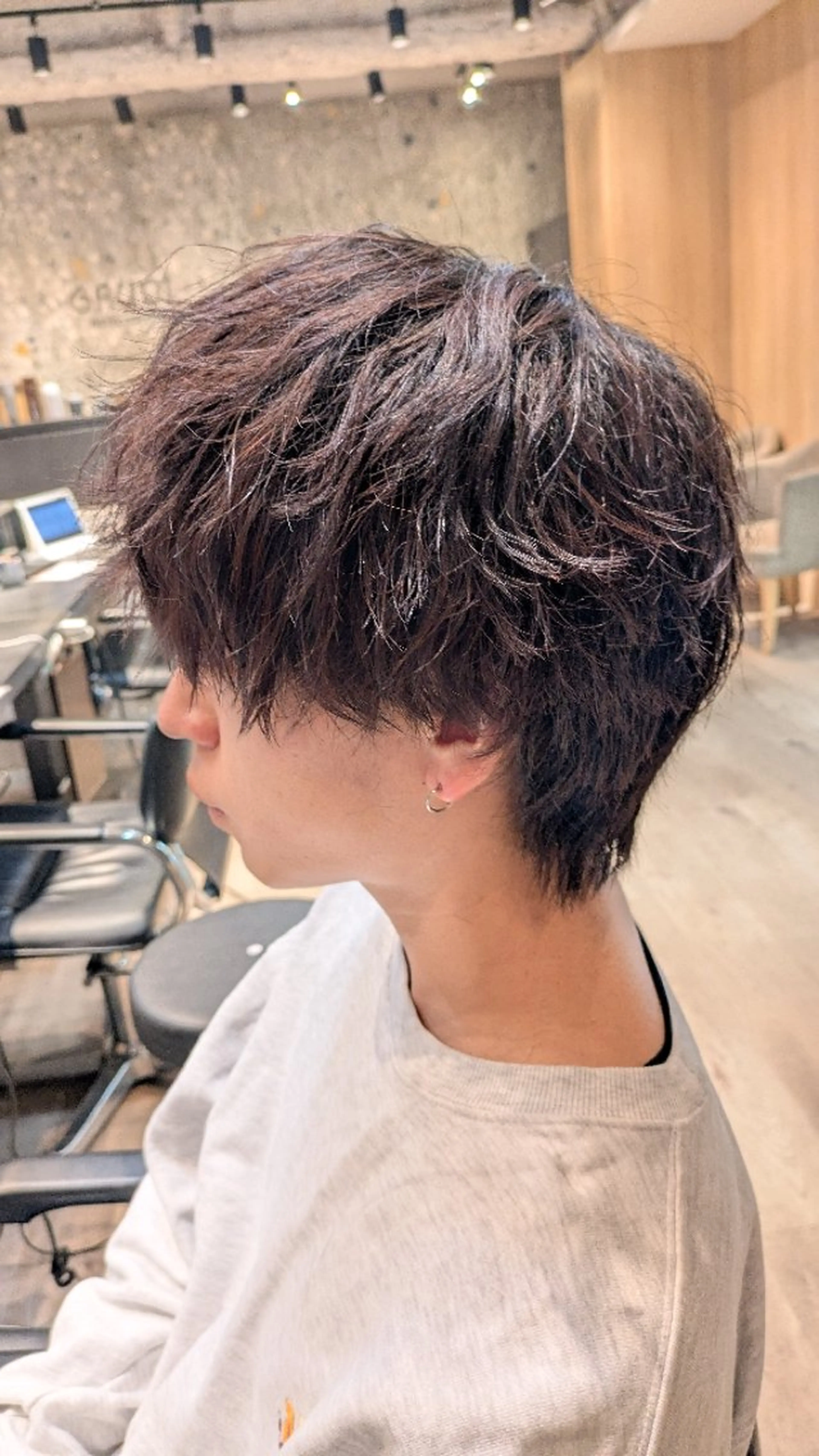 メンズ メンズウルフカット ウルフカット カット men's salon Gaudi三宮店所属・こだっく /メンズカットのヘアスタイル