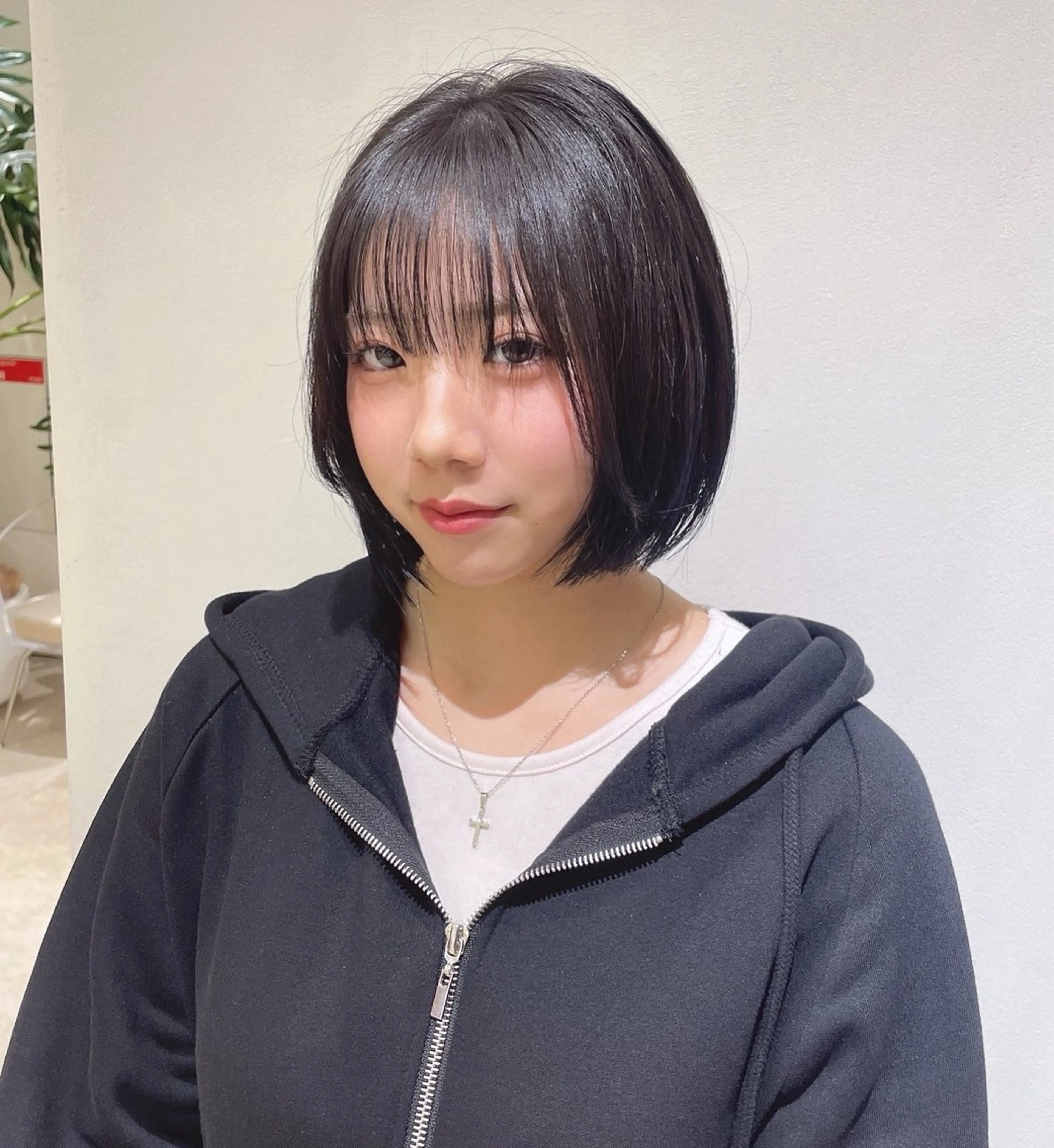 ミディアム カラー カット トリートメント 渋谷/レイヤーボブ・ 透明感カラーしょうごのヘアスタイル