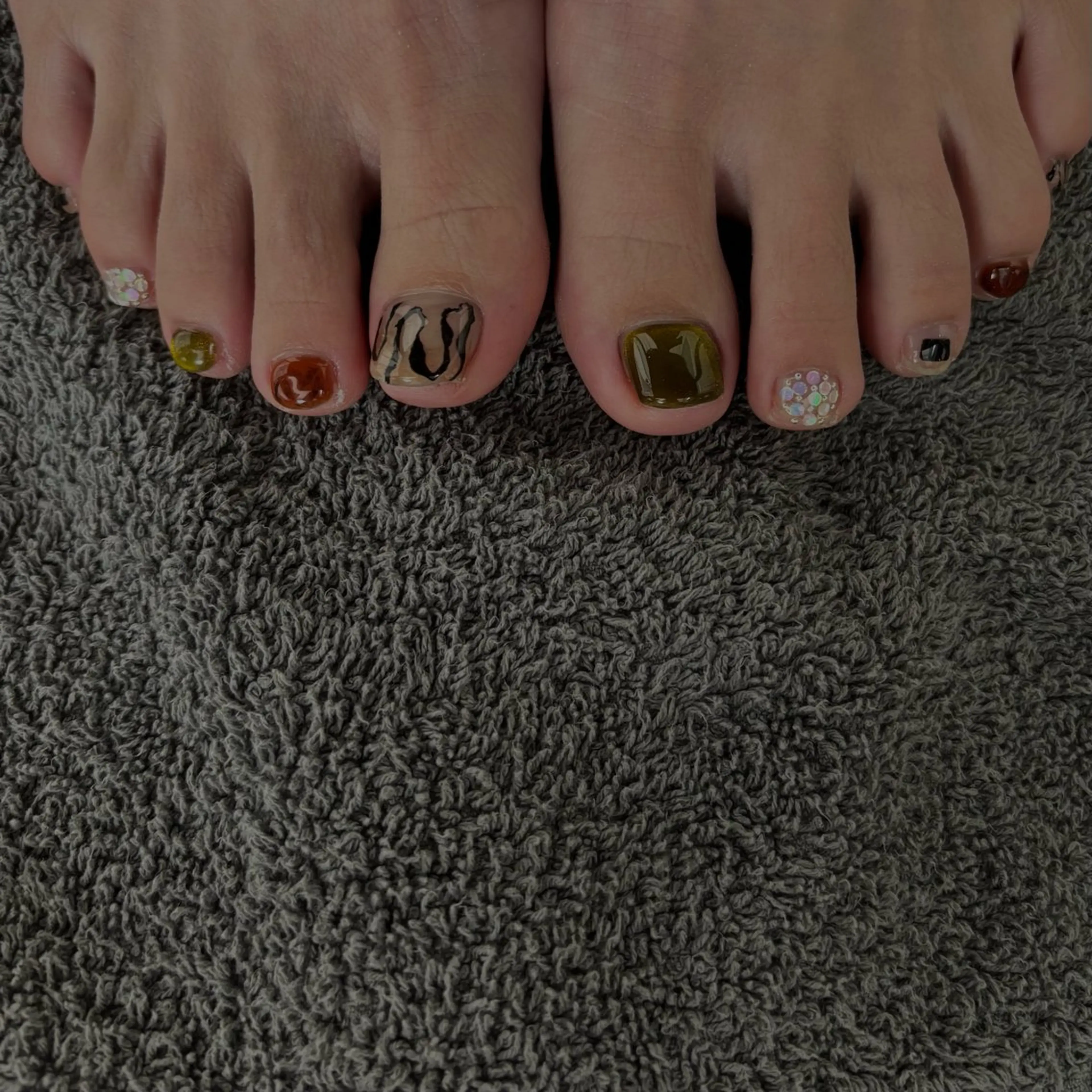 ネイル フットネイル 爪塗屋 さんのネイルデザイン