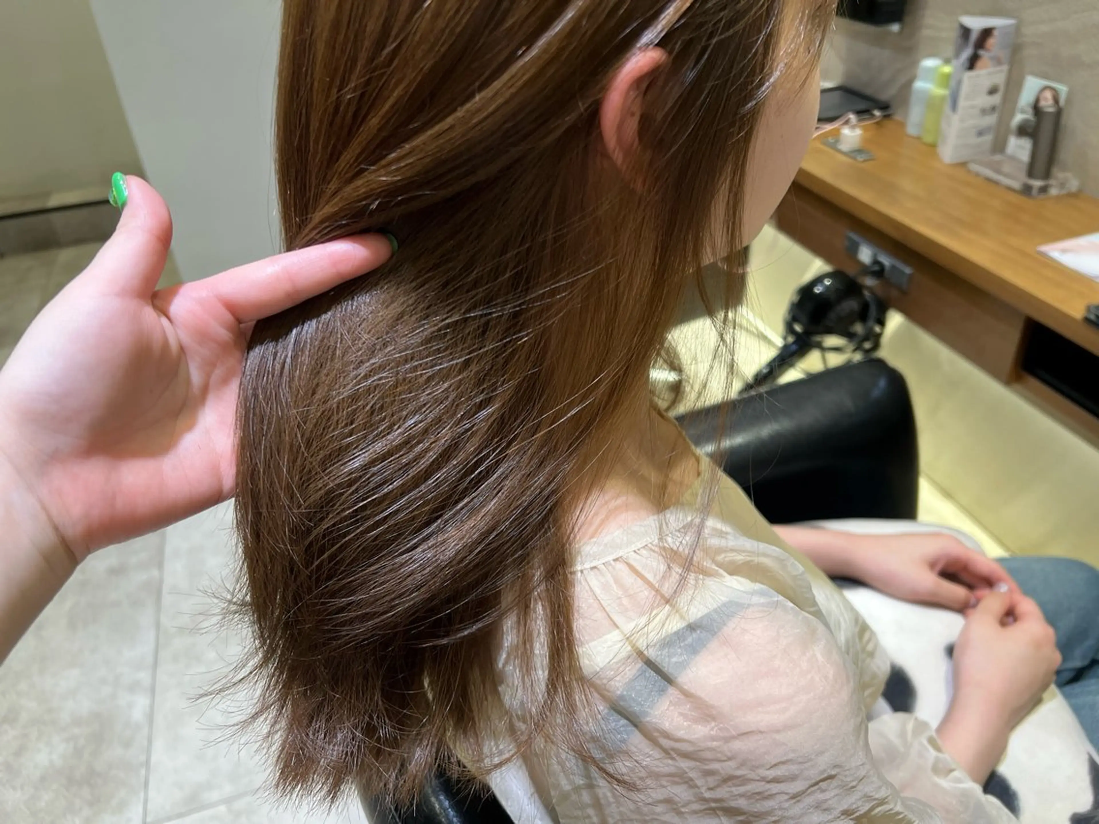 🌿ご新規様限定🌿質感再整フルカラー(カラーをしながら髪質改善)の写真