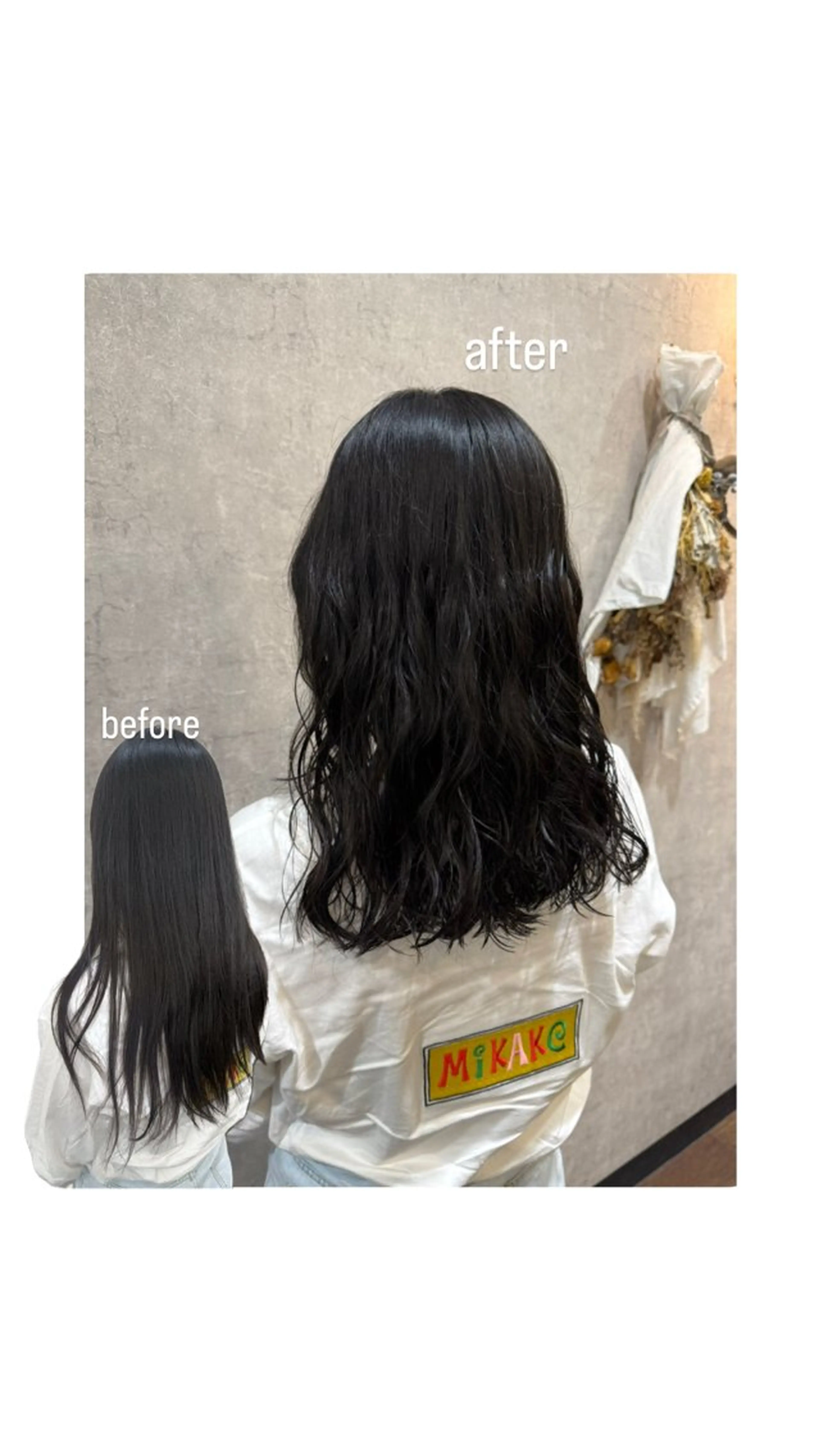 パーマ カット パーマ 松本 希愛のヘアスタイル