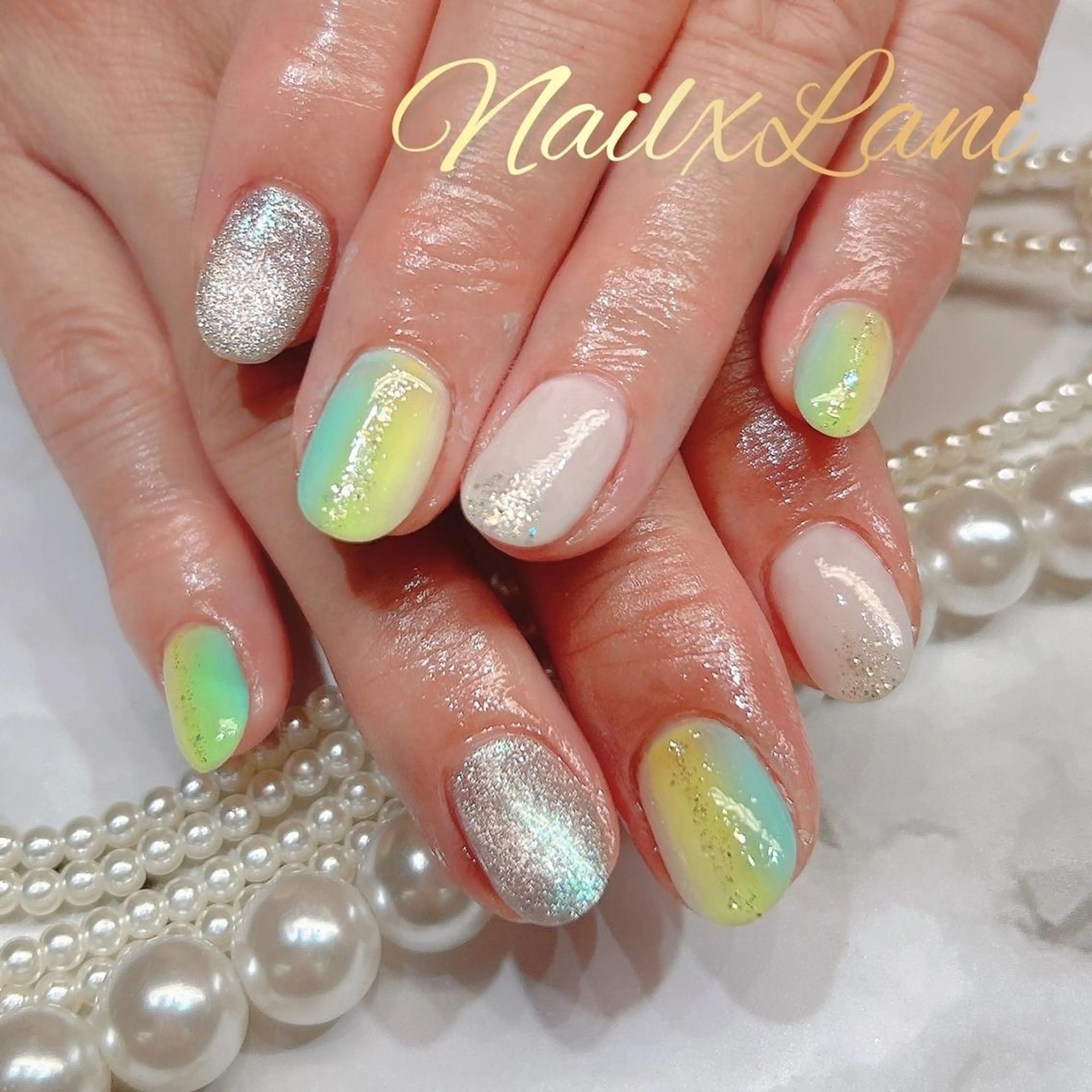 ネイル ネイル クロス ラニ 深爪矯正もお任せのネイルデザイン