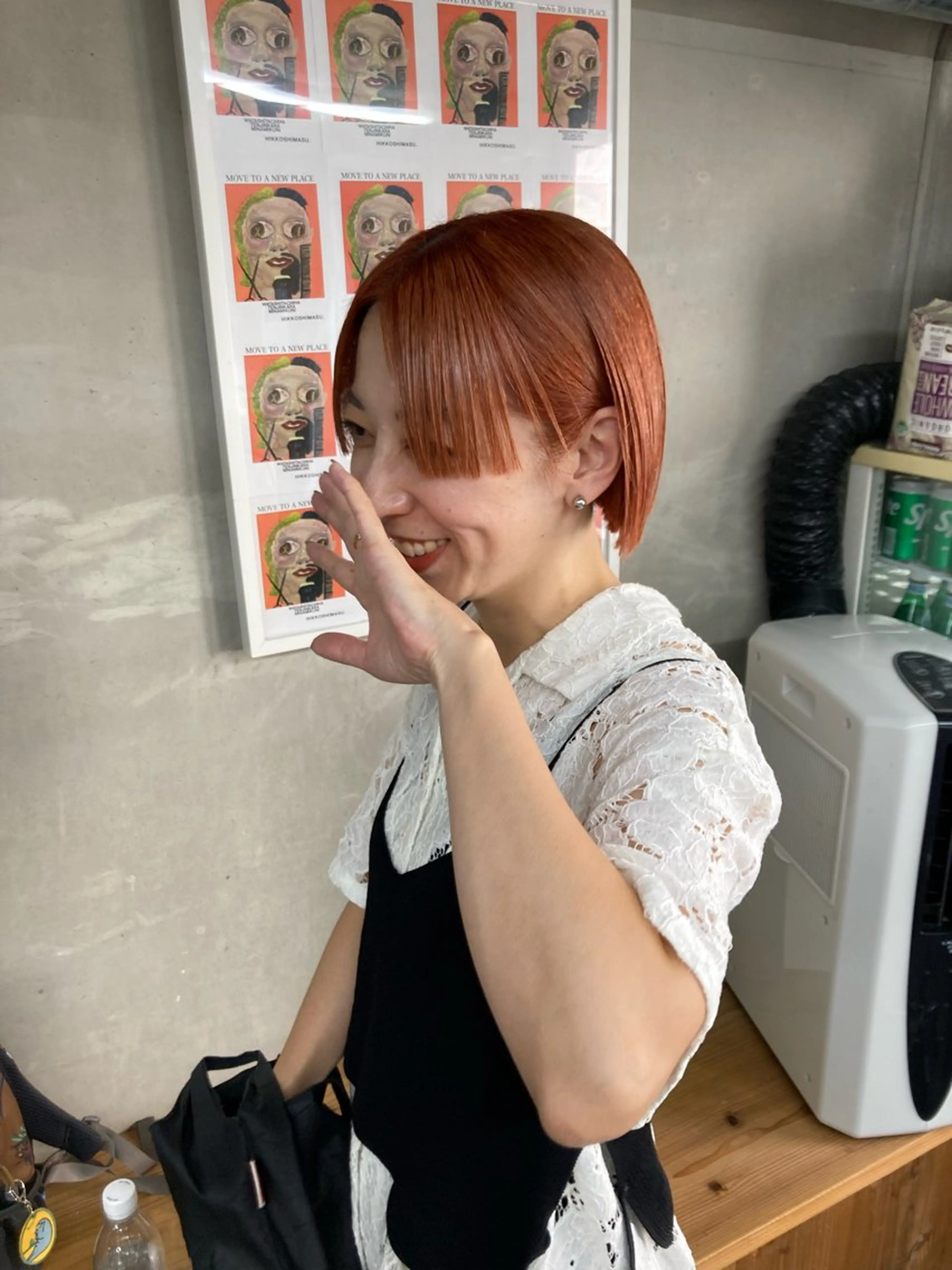 ショート カラー ヘアアレンジ BRUNTJET所属・MAEDA MADOKAのヘアスタイル