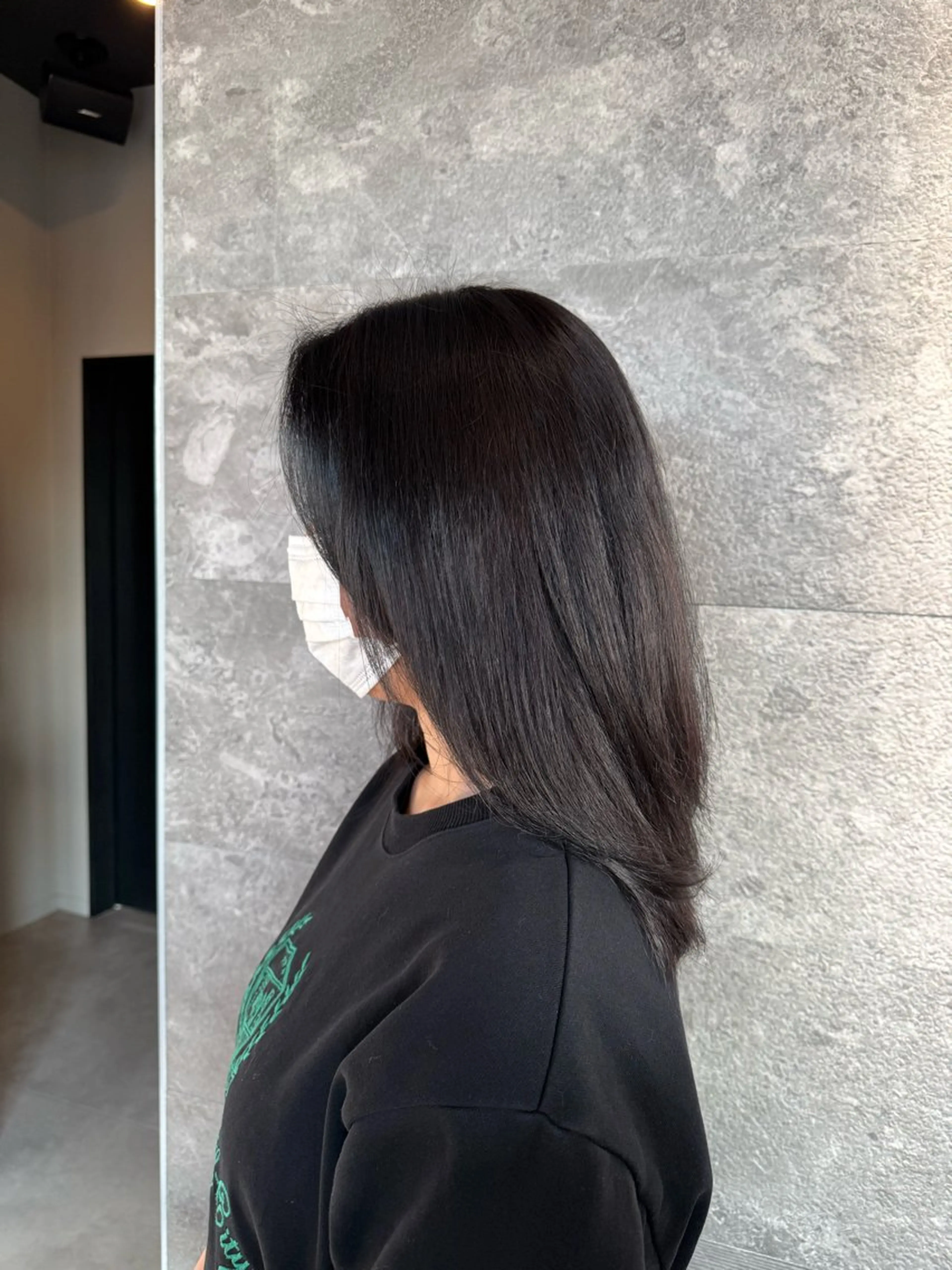 ミディアム 坂口 睦樹のヘアスタイル