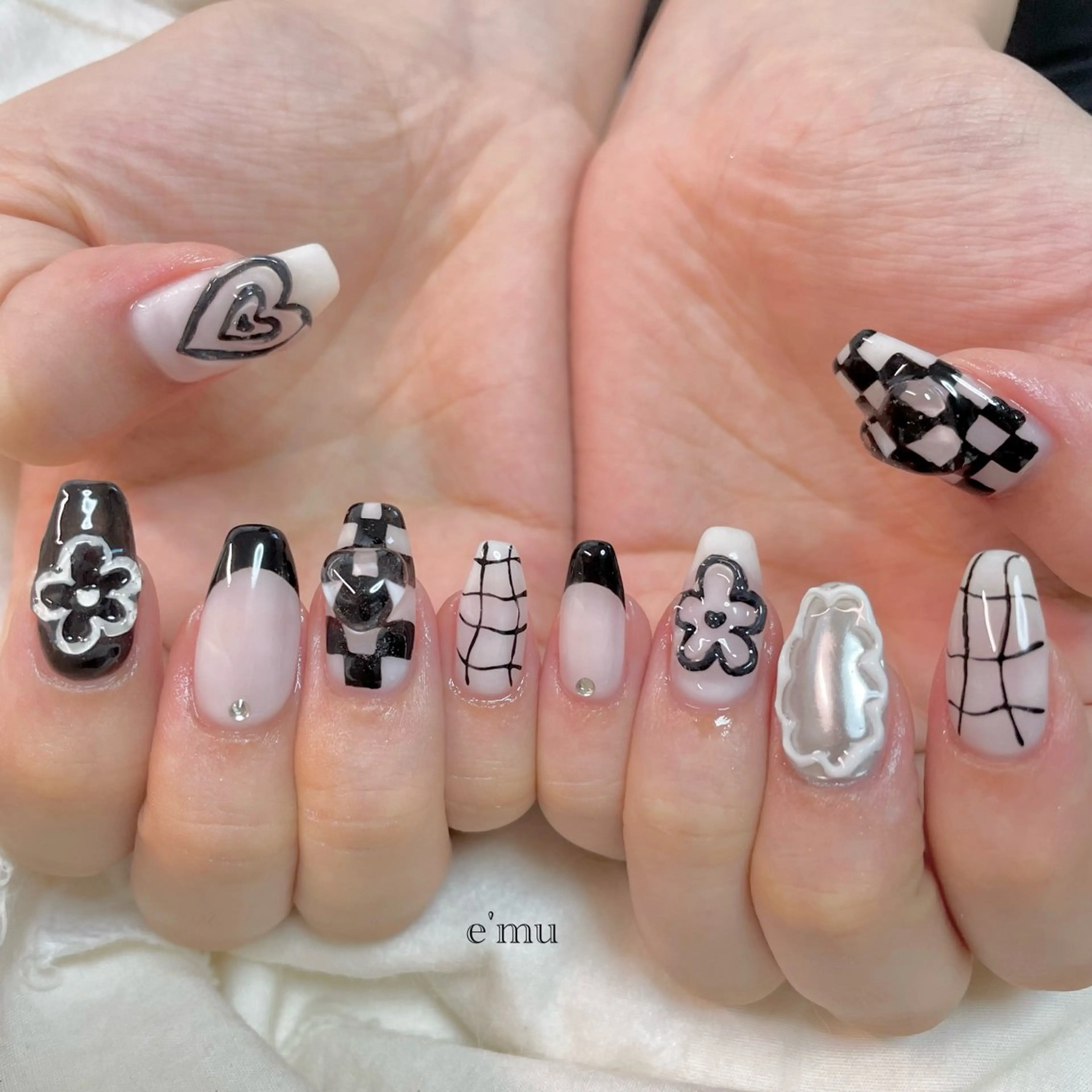 ネイル ハンドネイル nail salon e'mu💐のネイルデザイン
