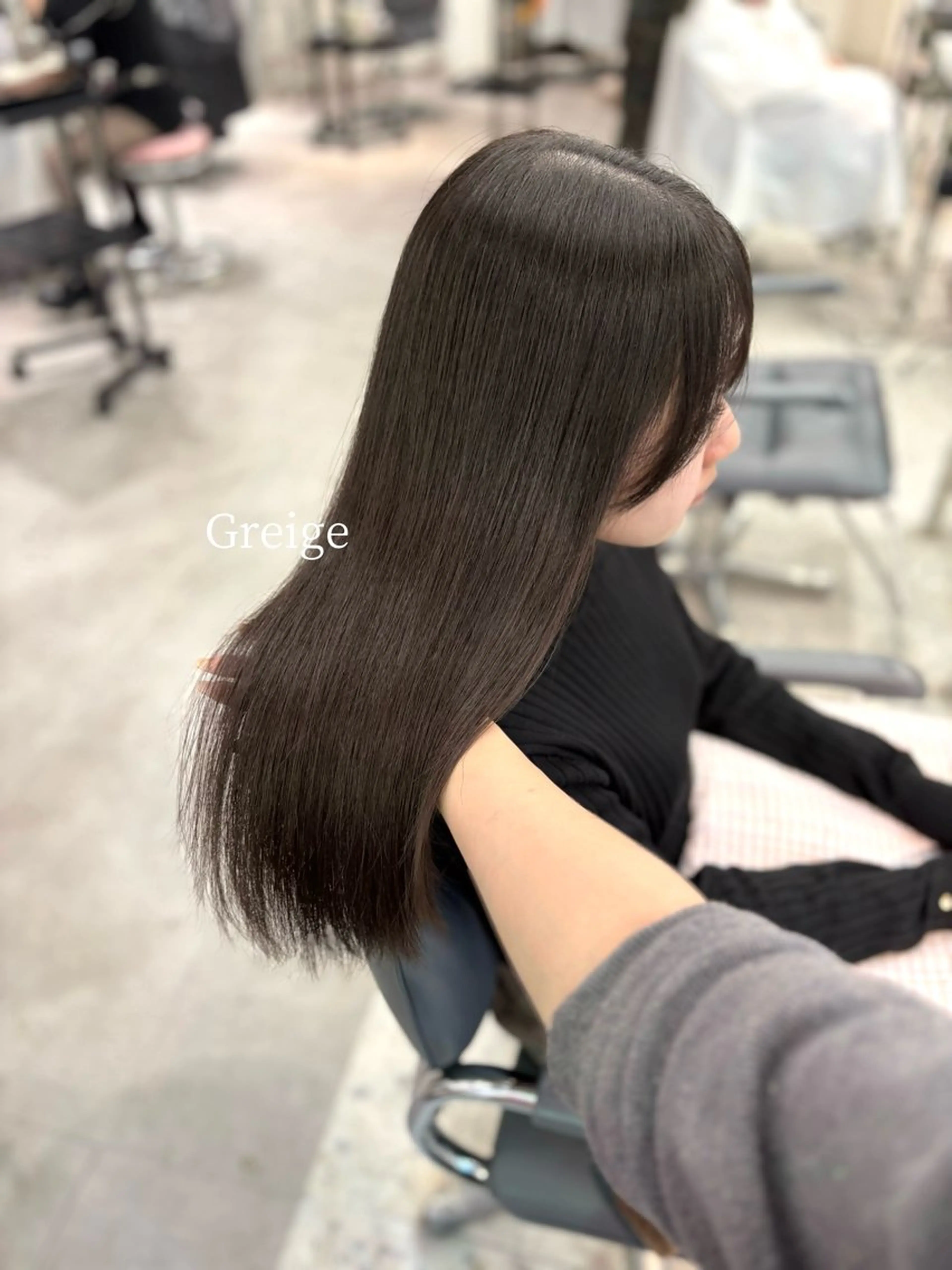 ロング カラー 透明感カラー カット ヘアカラー トリートメント MEI🎀つやカラー 🎀レイヤー🎀渋谷のヘアスタイル