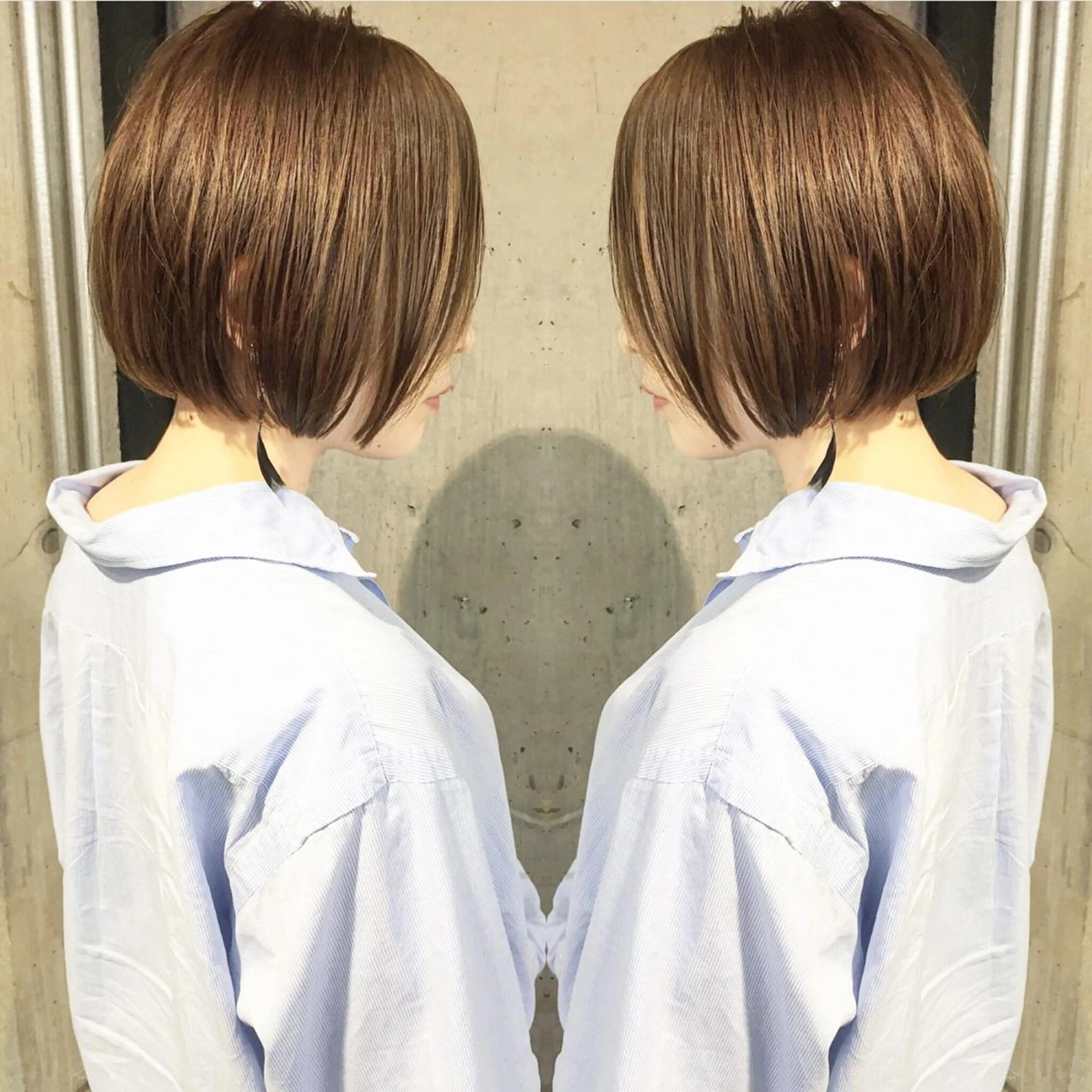 ショート カラー パーマ ヘアアレンジ メンズ キッズ ネイル マツエク・マツパ ショートボブ ボブ ショートヘア 小顔カット ショートネイル 韓国風×透明感カラー 髪質改善オタベシンヤのヘアスタイル