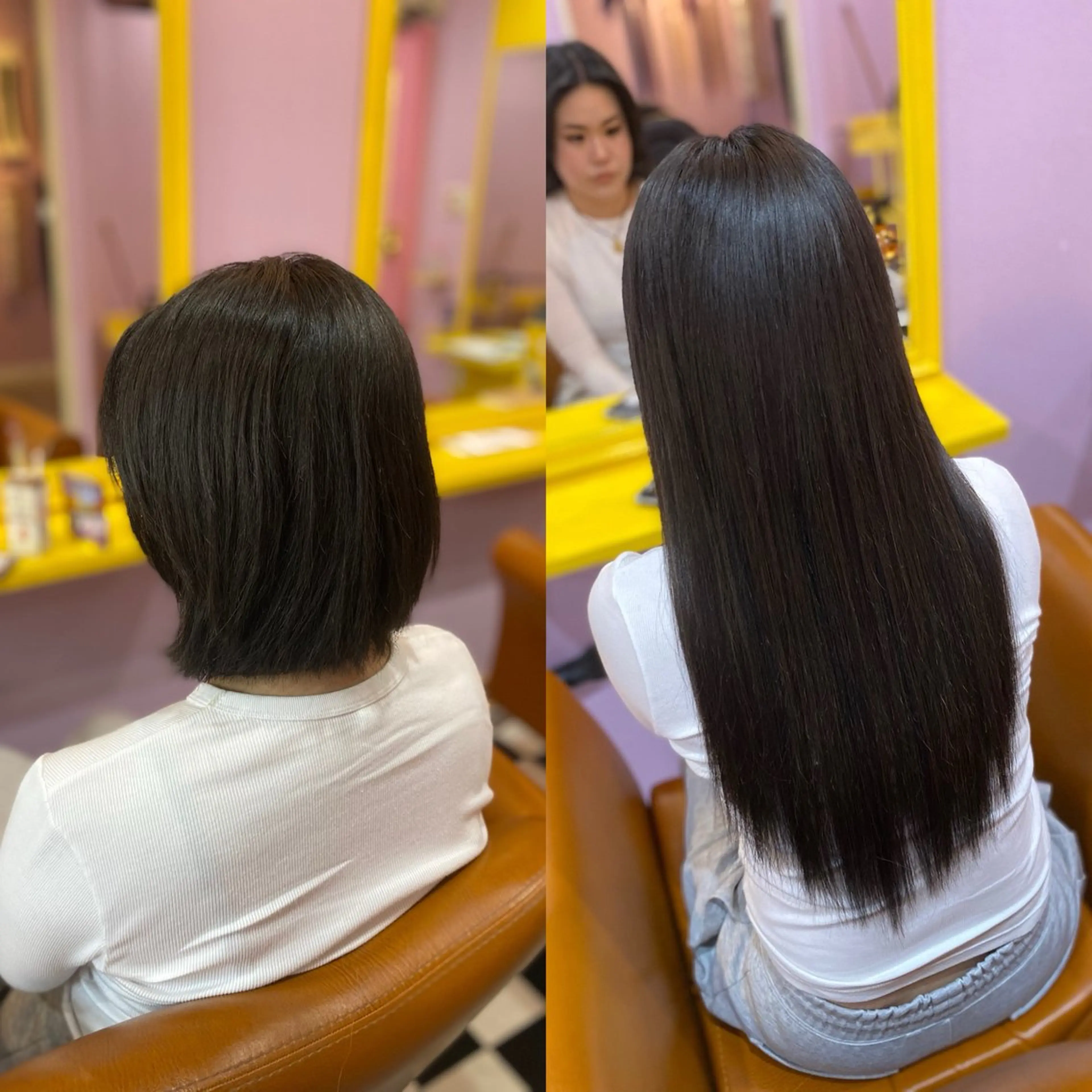 ショート チビ編み込みエクステ どぅ〜す/YUIのヘアスタイル