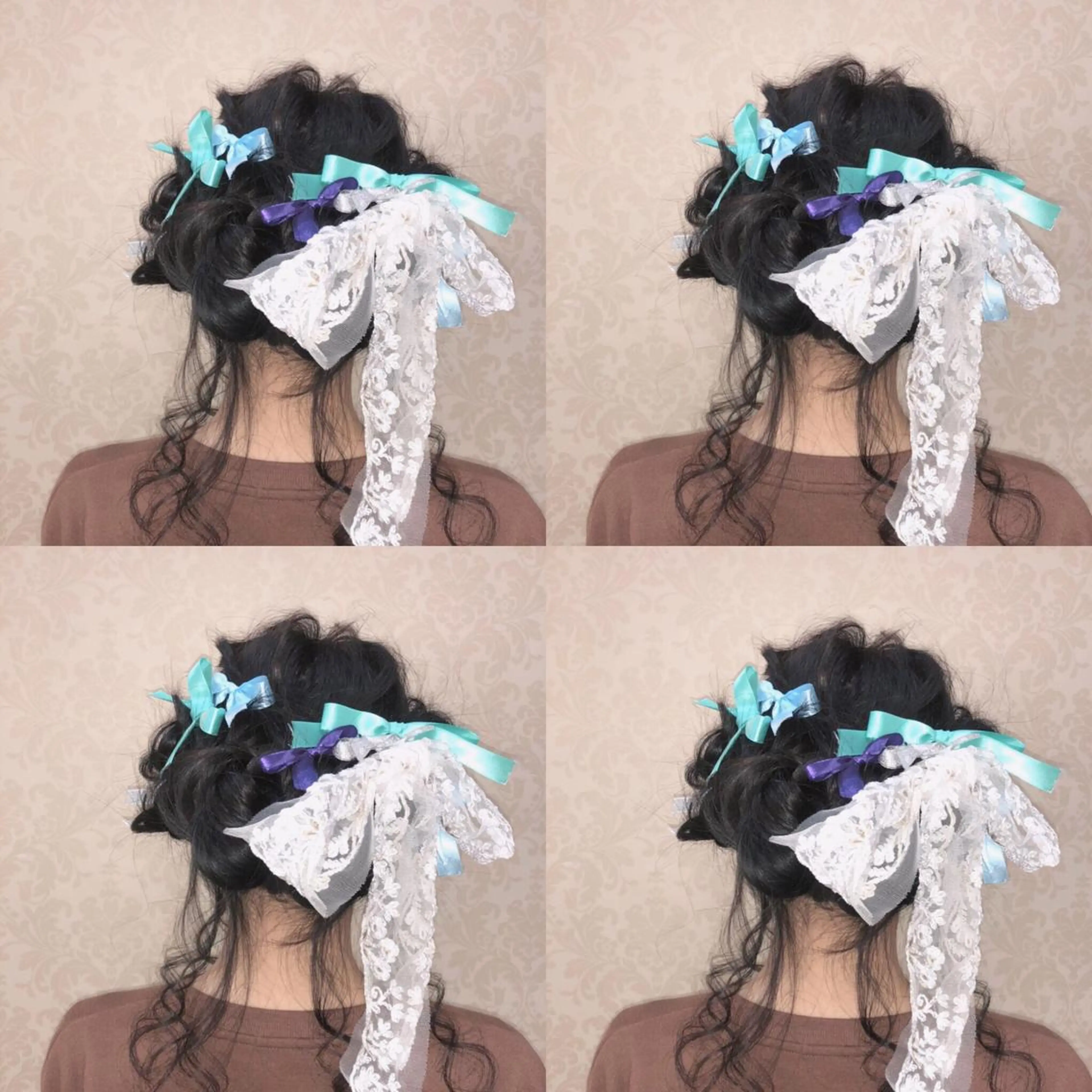 セミロング ヘアアレンジ ヘアセット 🌷MAYU 🌷のヘアスタイル