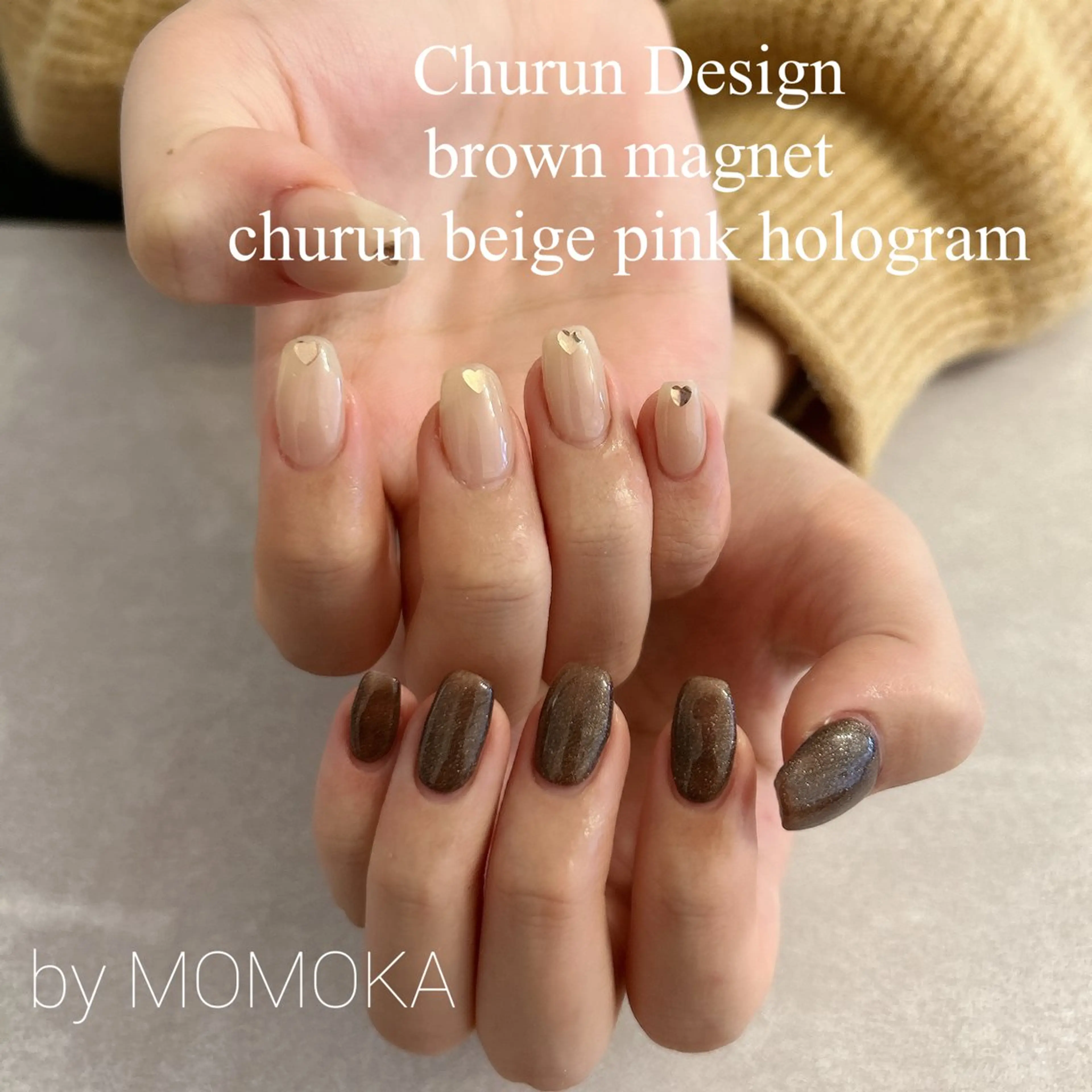 ネイル マグネットネイル ハンドネイル momoka_nails所属・Momo Nailsのネイルデザイン