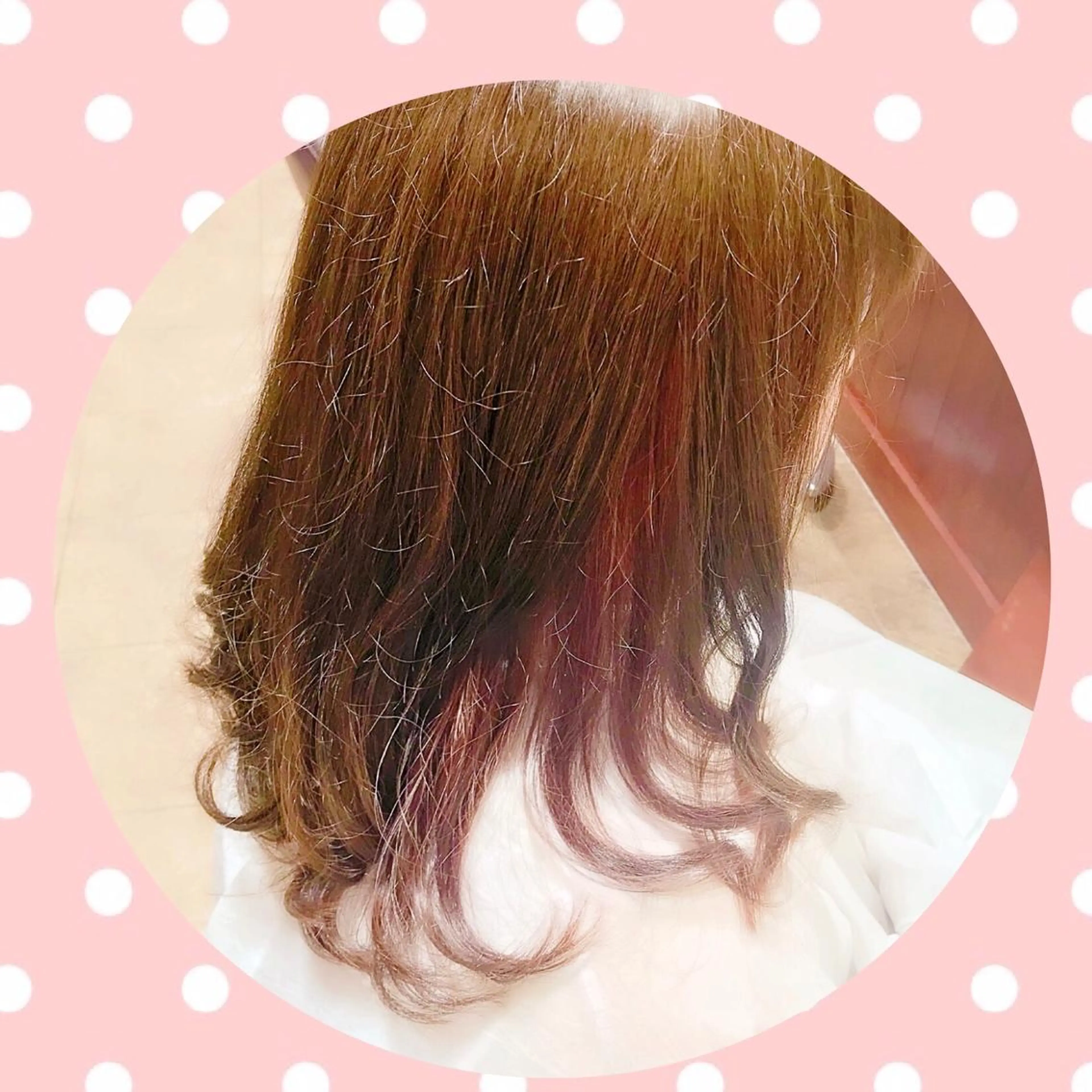 セミロング 嶋村 望美のヘアスタイル