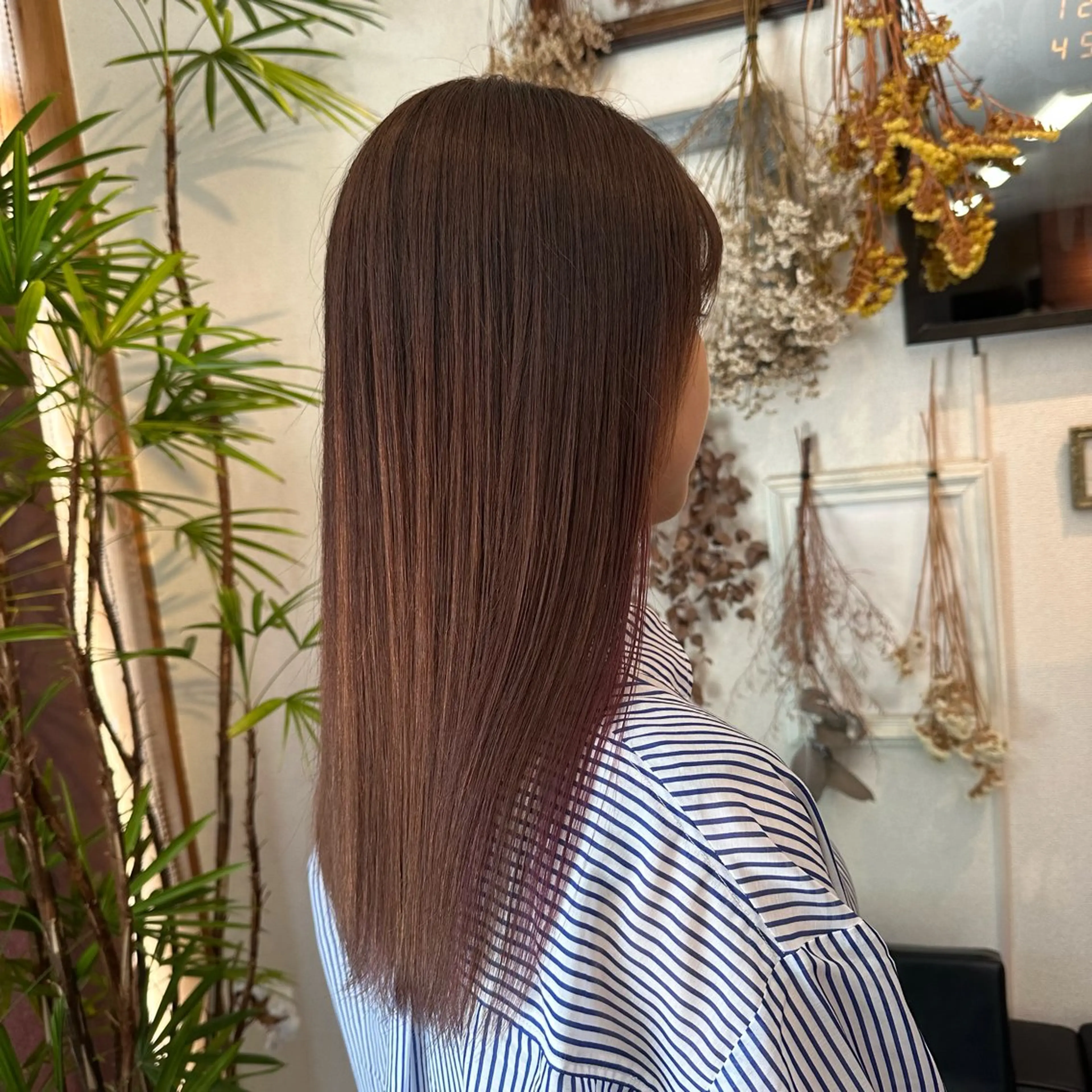 ロング カラー アッシュ バイオレットカラー インナーカラー指名 No.1菊池柊真のヘアスタイル