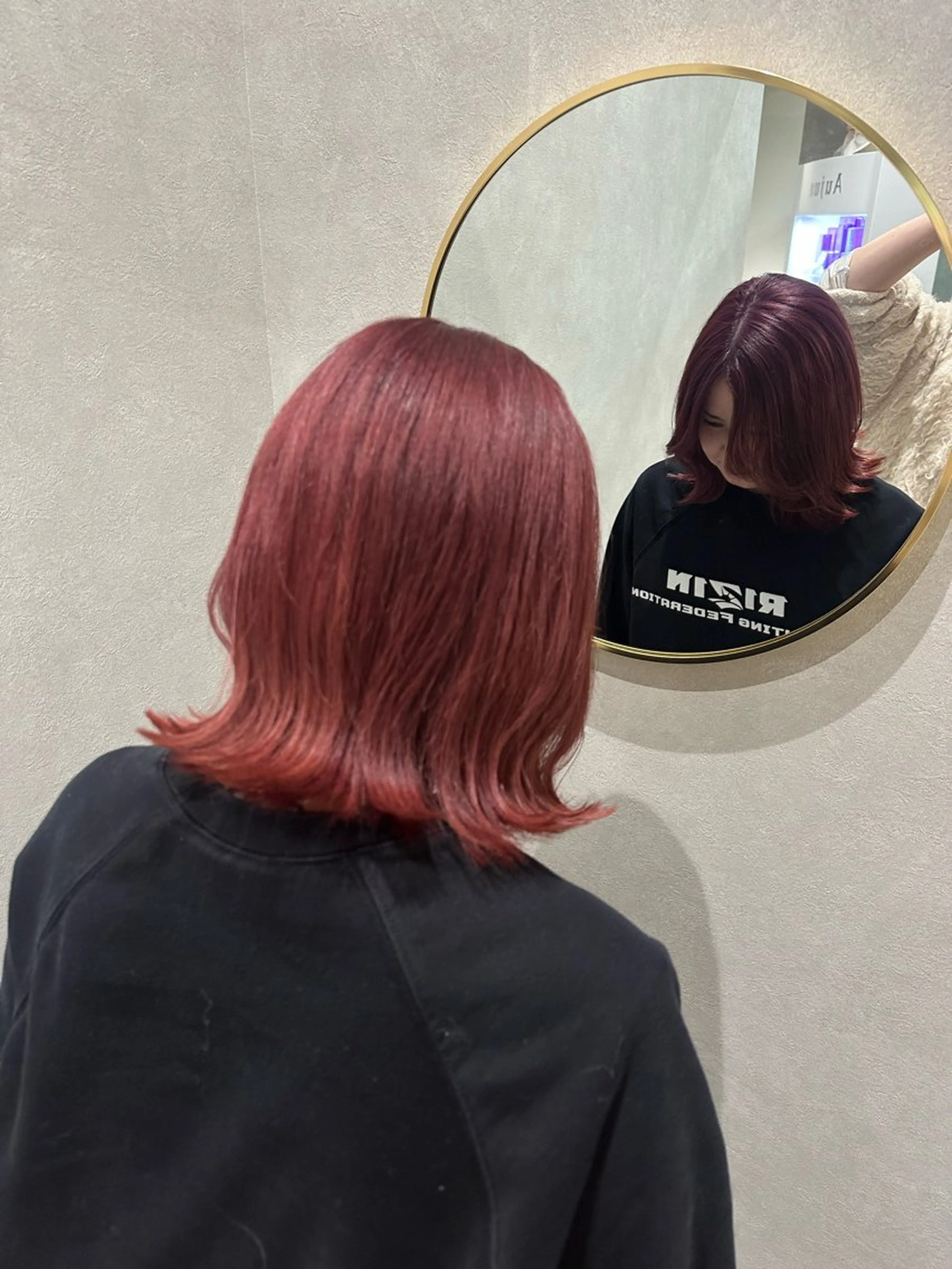 ミディアム カット ヘアカラー 小寺 唯希のヘアスタイル