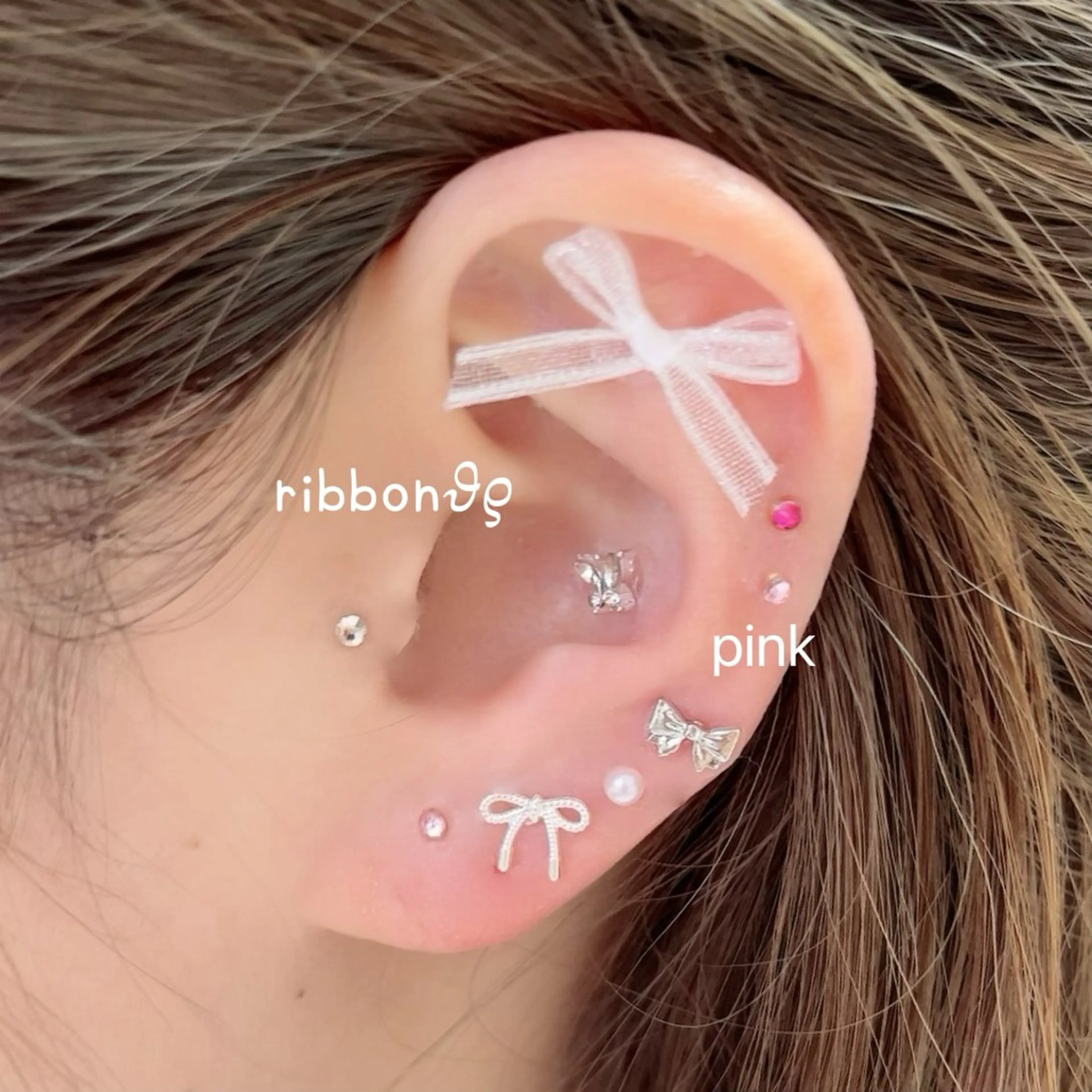 【12月限定⛄️】《耳ツボジュエリー》耳つぼjewelry※20個まで[岡山市北区柳町・中央町]の写真