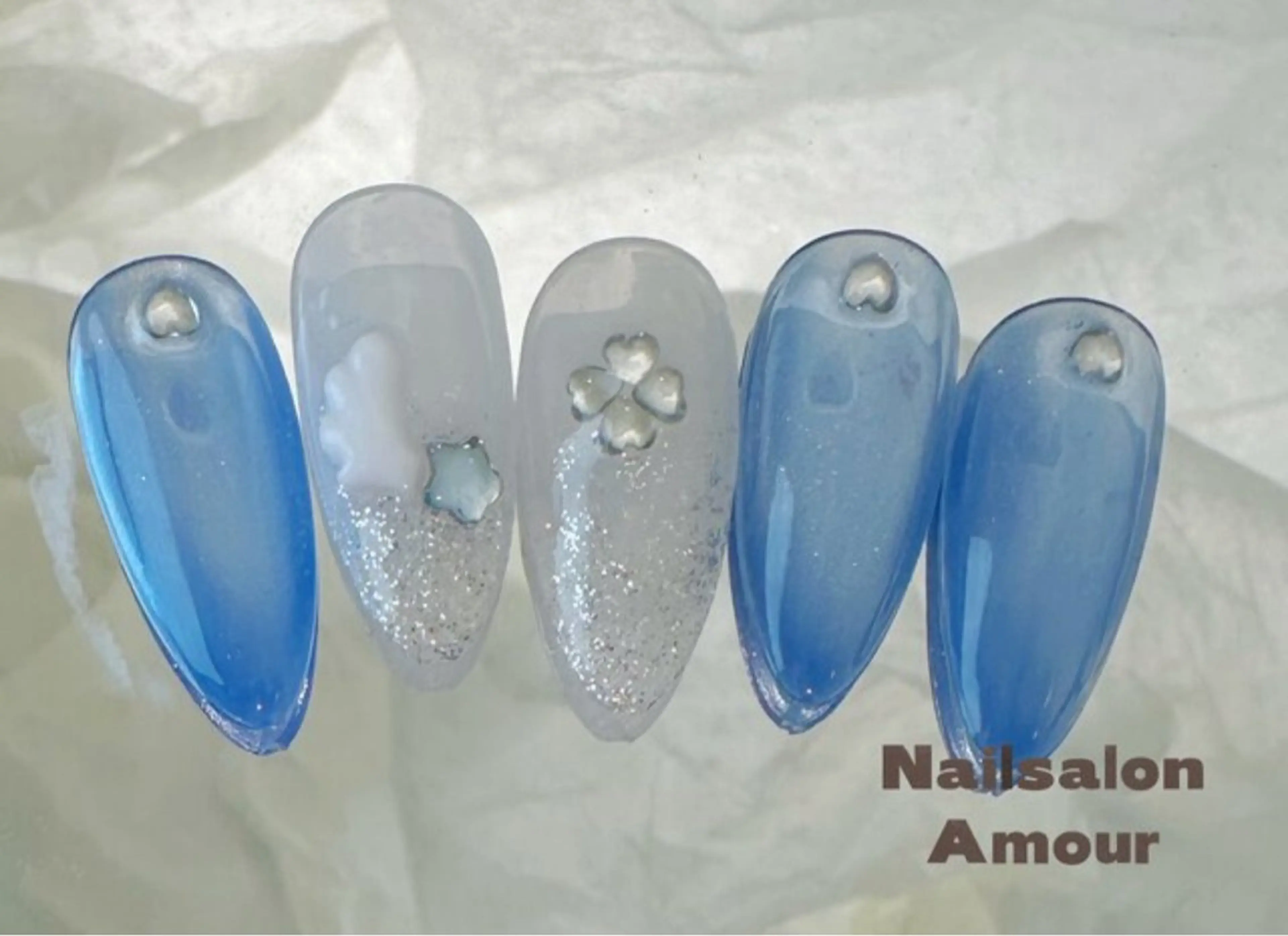 ネイル ハンドネイル 🫧 はる🩵のネイルデザイン