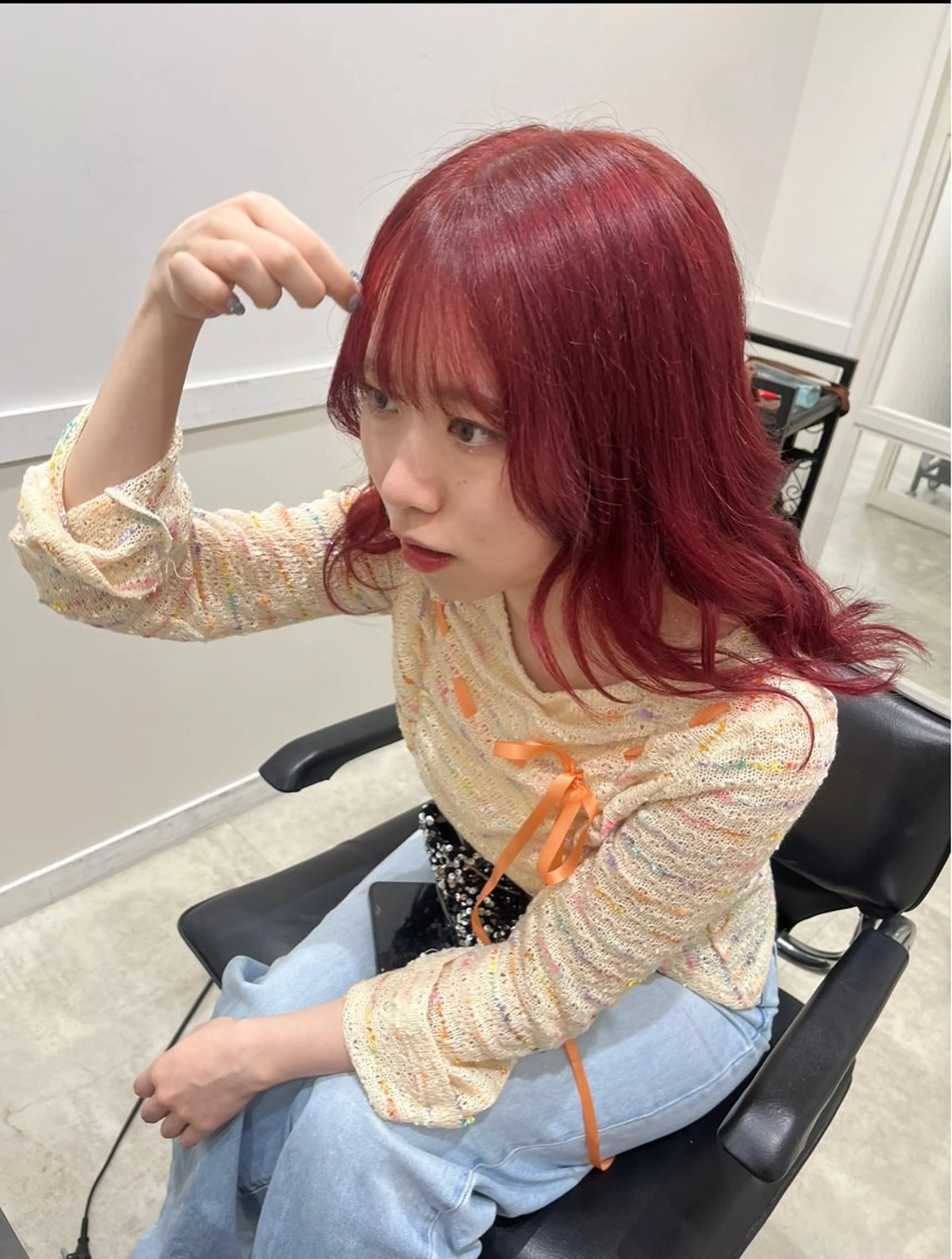 ミディアム カラー Go Today シェアサロン 横浜店所属・【ただの天才 🎨】のヘアスタイル