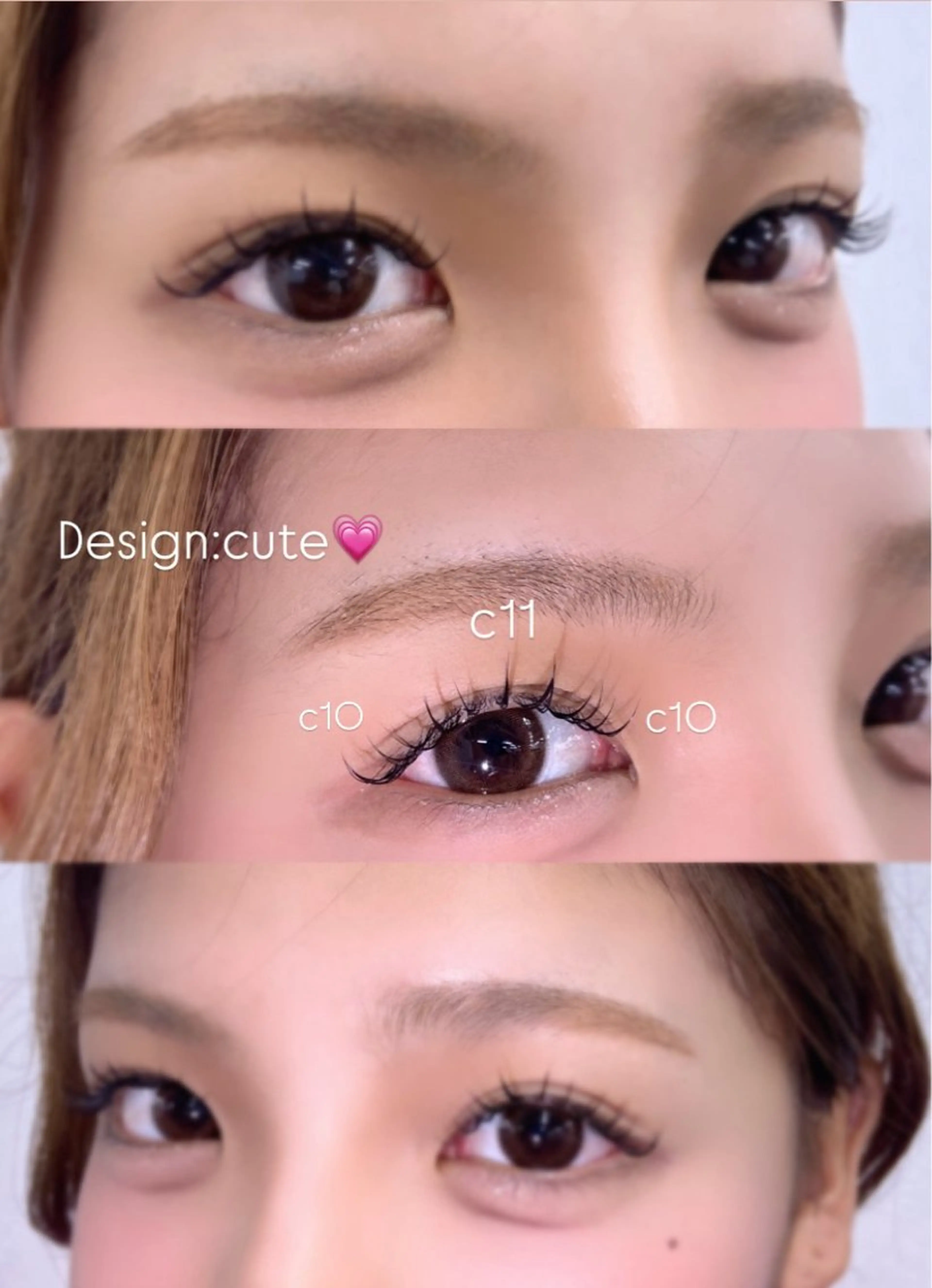 マツエク・マツパ MELL KONATSUのマツエク・マツパデザイン