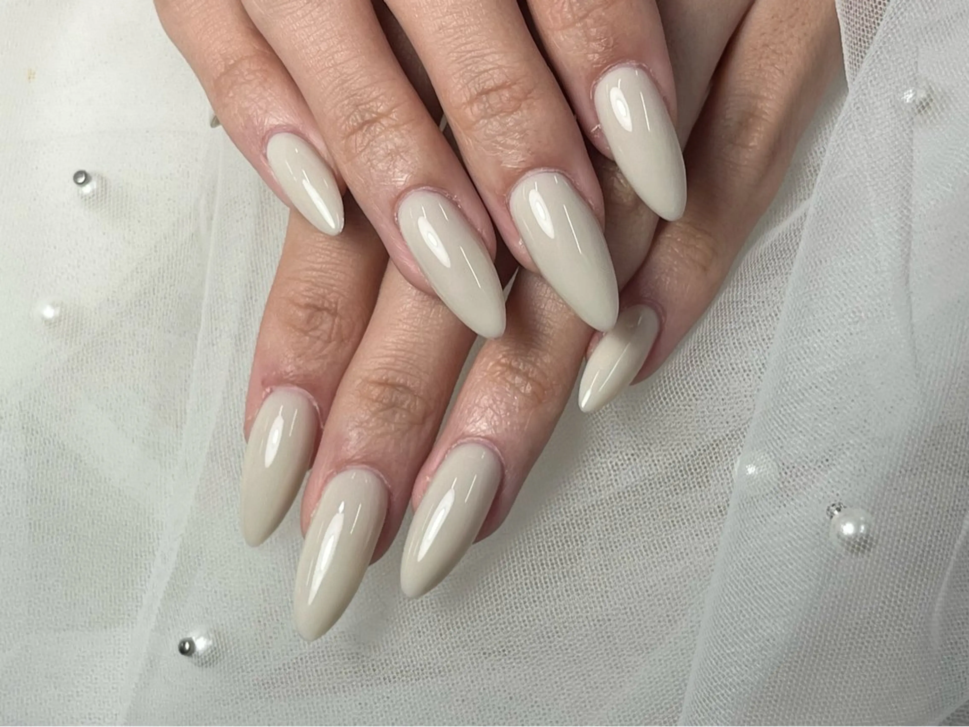 ネイル 韓国ネイル ロングネイル オフィスネイル ワンカラーネイル シンプルネイル ハンドネイル ToliyDeliy Mayuのネイルデザイン