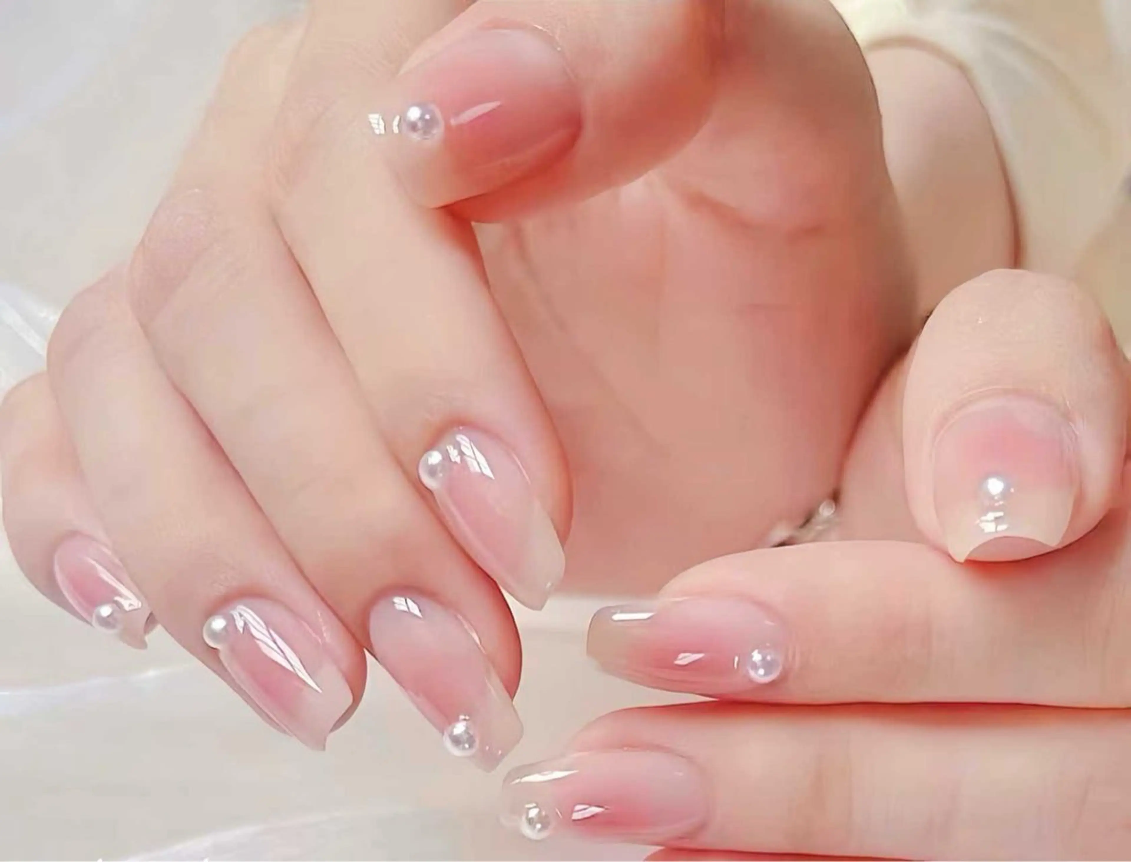 ネイル ハンドネイル H3 Nail Tsuki🦋💙のネイルデザイン