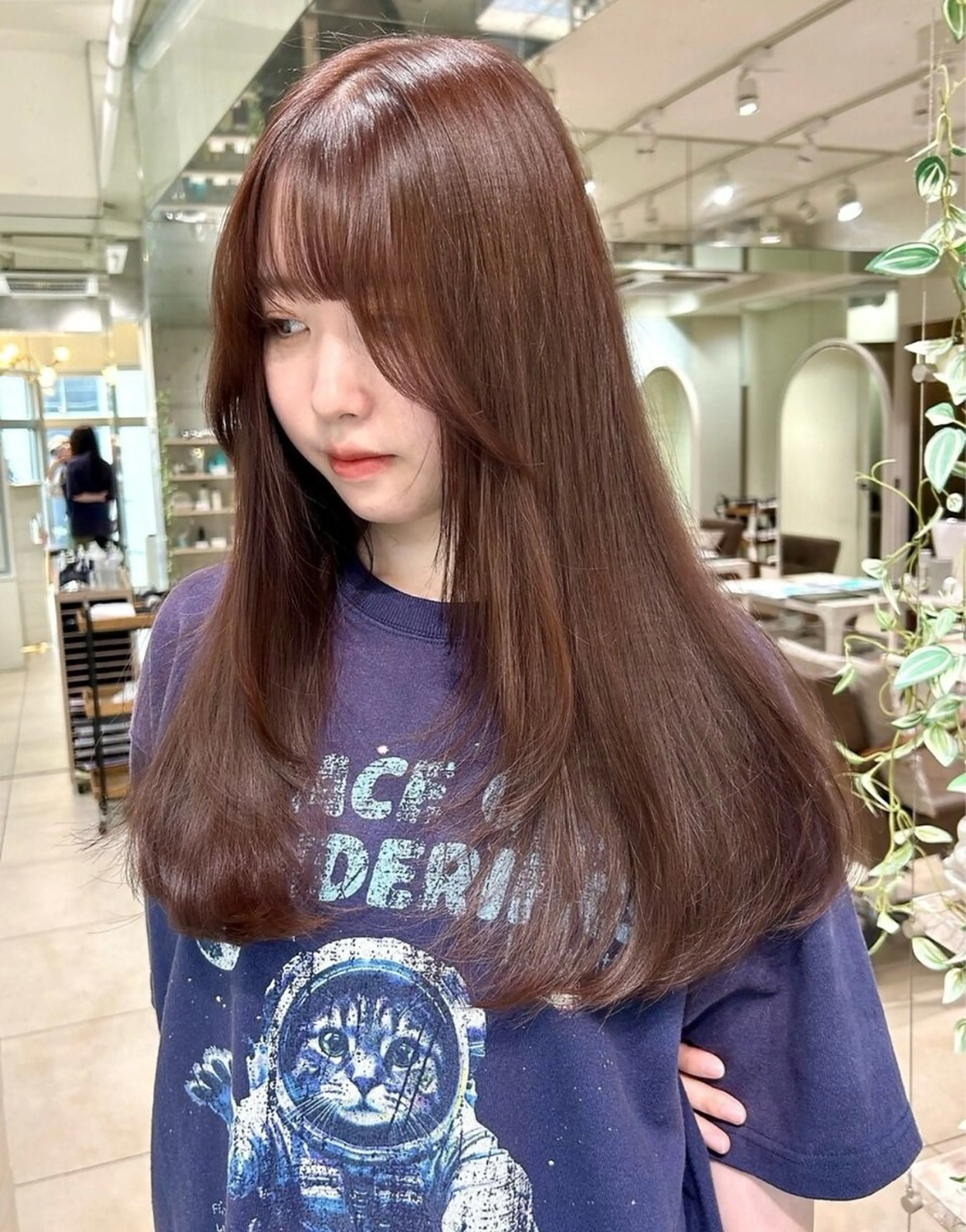 ロング ヘッドスパ/透明感 カラー/なほのヘアスタイル