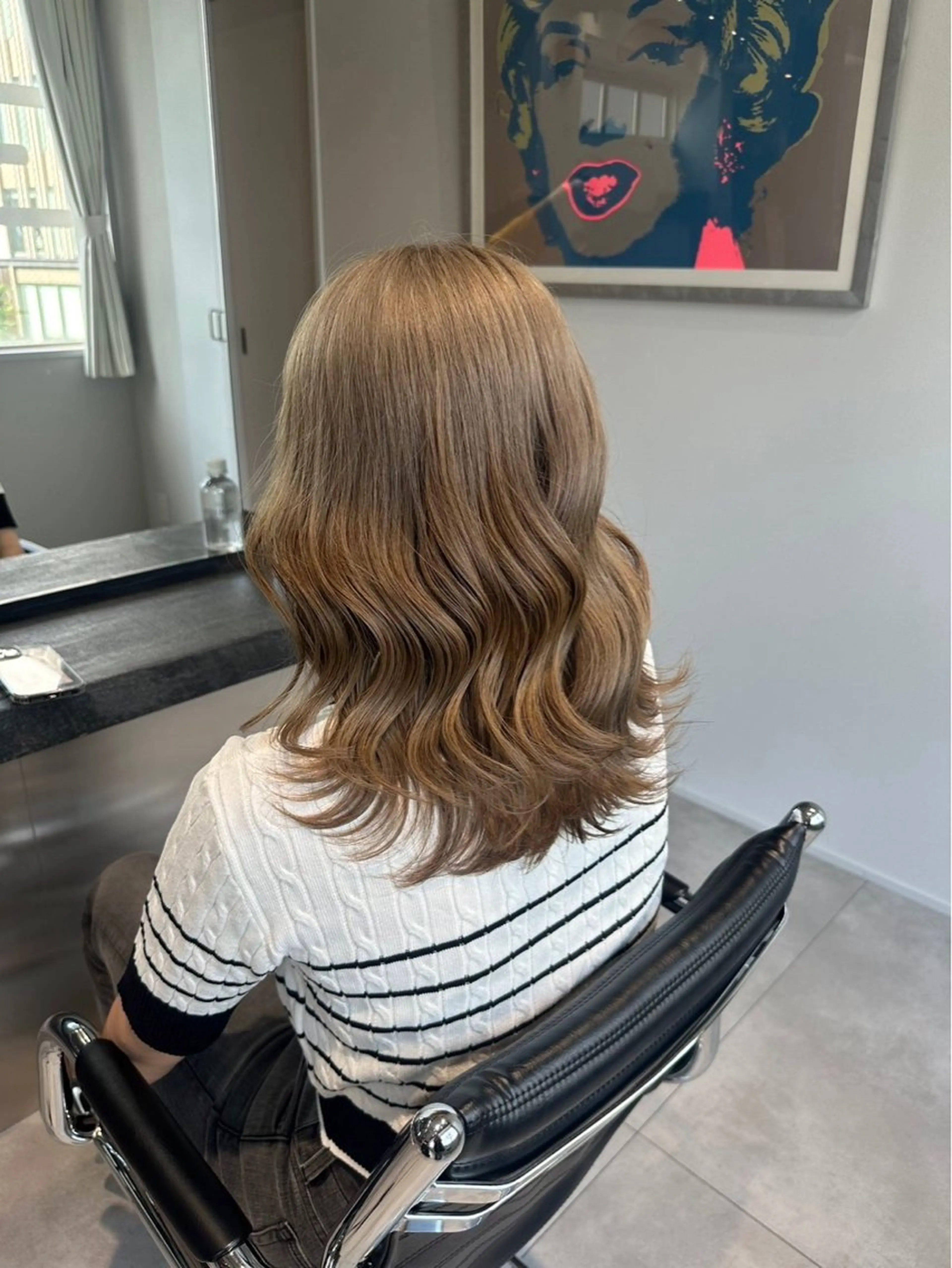 ロング ロング ケアブリーチ/透明感 ピンクカラー/ふうとのヘアスタイル