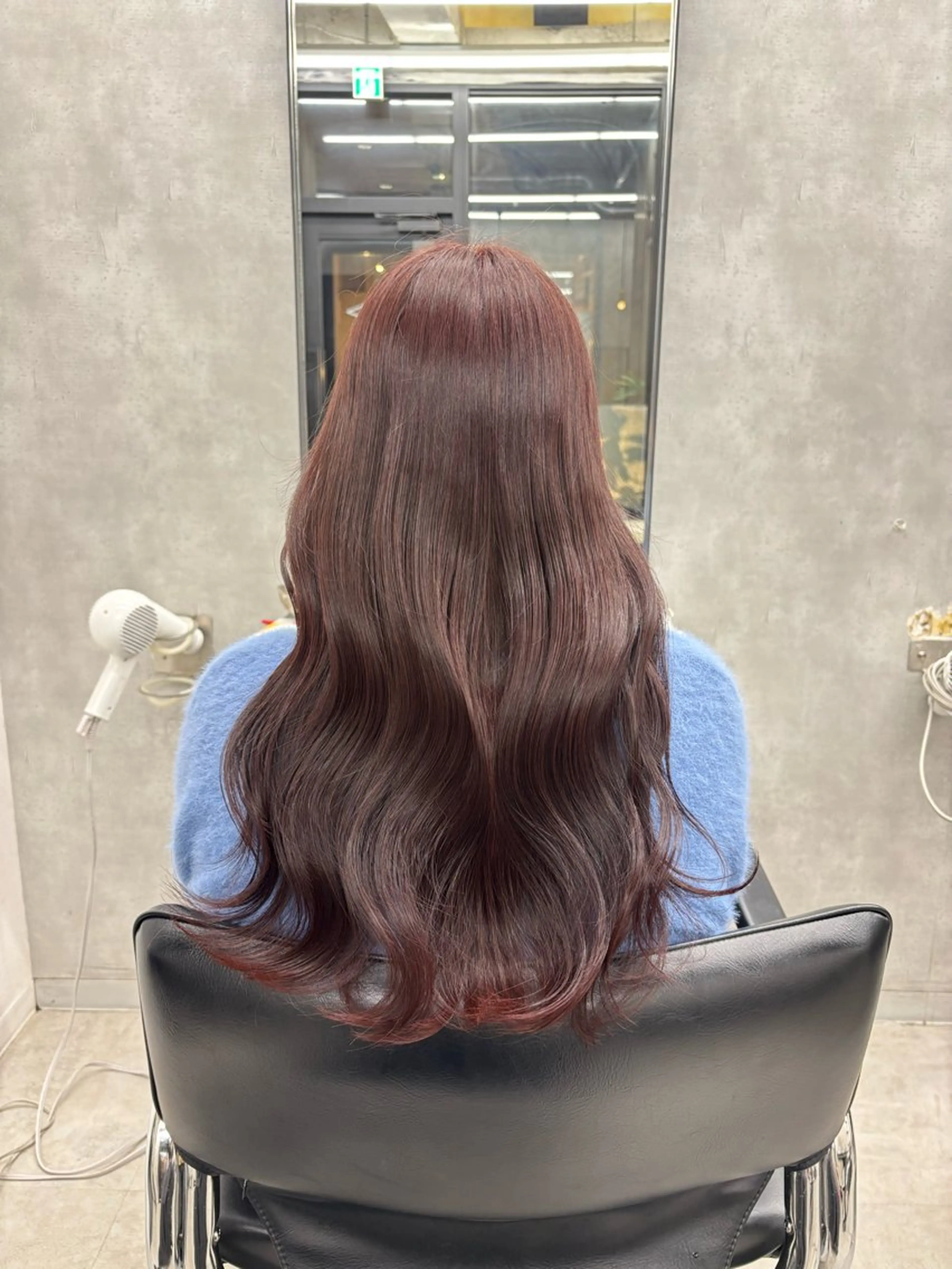 ロング カラー ブリーチ ブラウンカラー ブリーチなしカラー ピンクカラー ピンクブラウン カット ヘアカラー トリートメント 巻ける縮毛矯正🌸 勝倉　麗のヘアスタイル