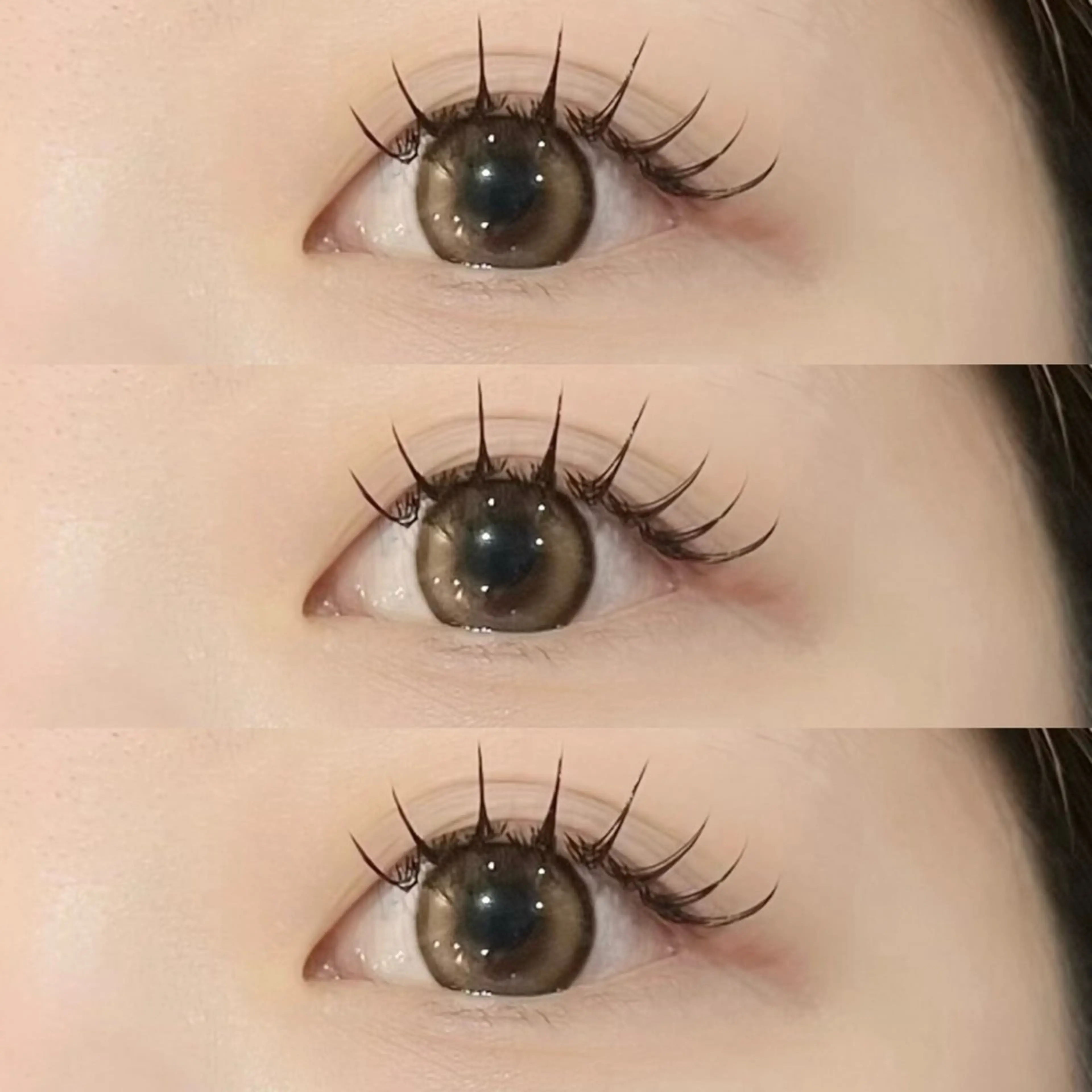 【束感マツエク】韓国風も♪選べるデザインフラットラッシュ120本の写真