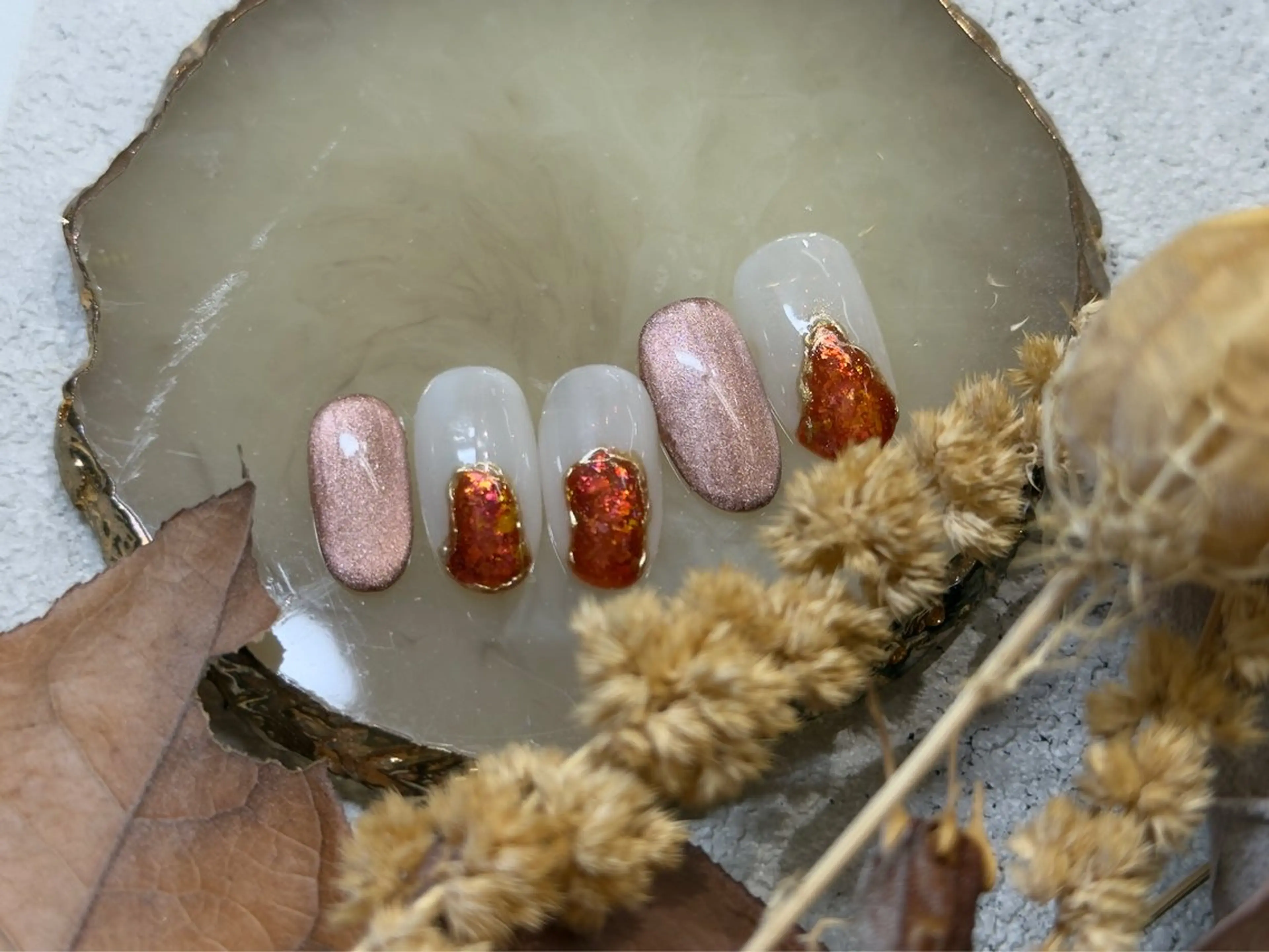 ネイル 小野里 七海のネイルデザイン