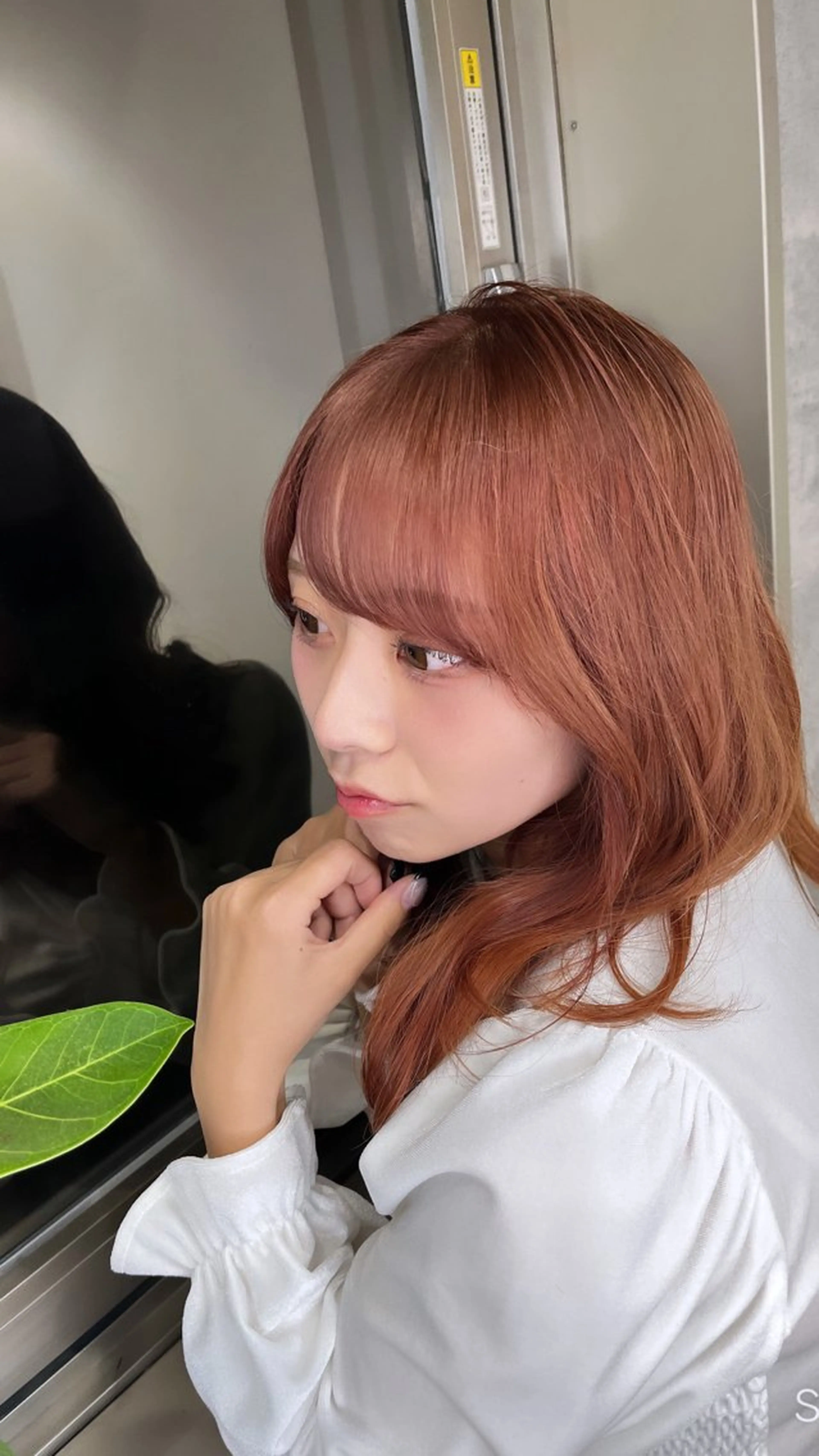 ロング カラー ダブルカラー 新宿のヘアスタイル