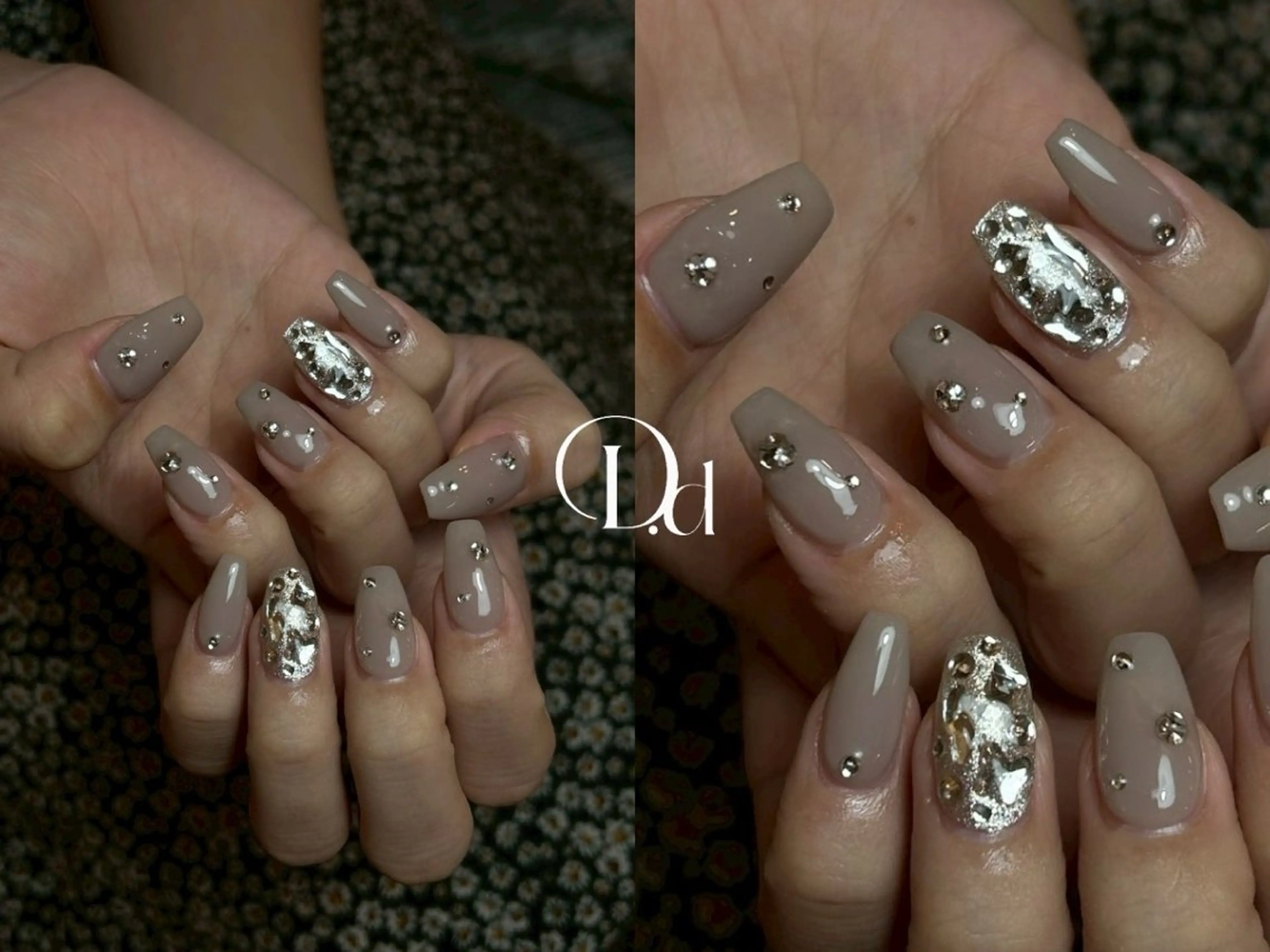 ネイル 長さ出し ジェルネイル 韓国ネイル マグネットネイル 持ち込み ハンドネイル D.d Reinaのネイルデザイン