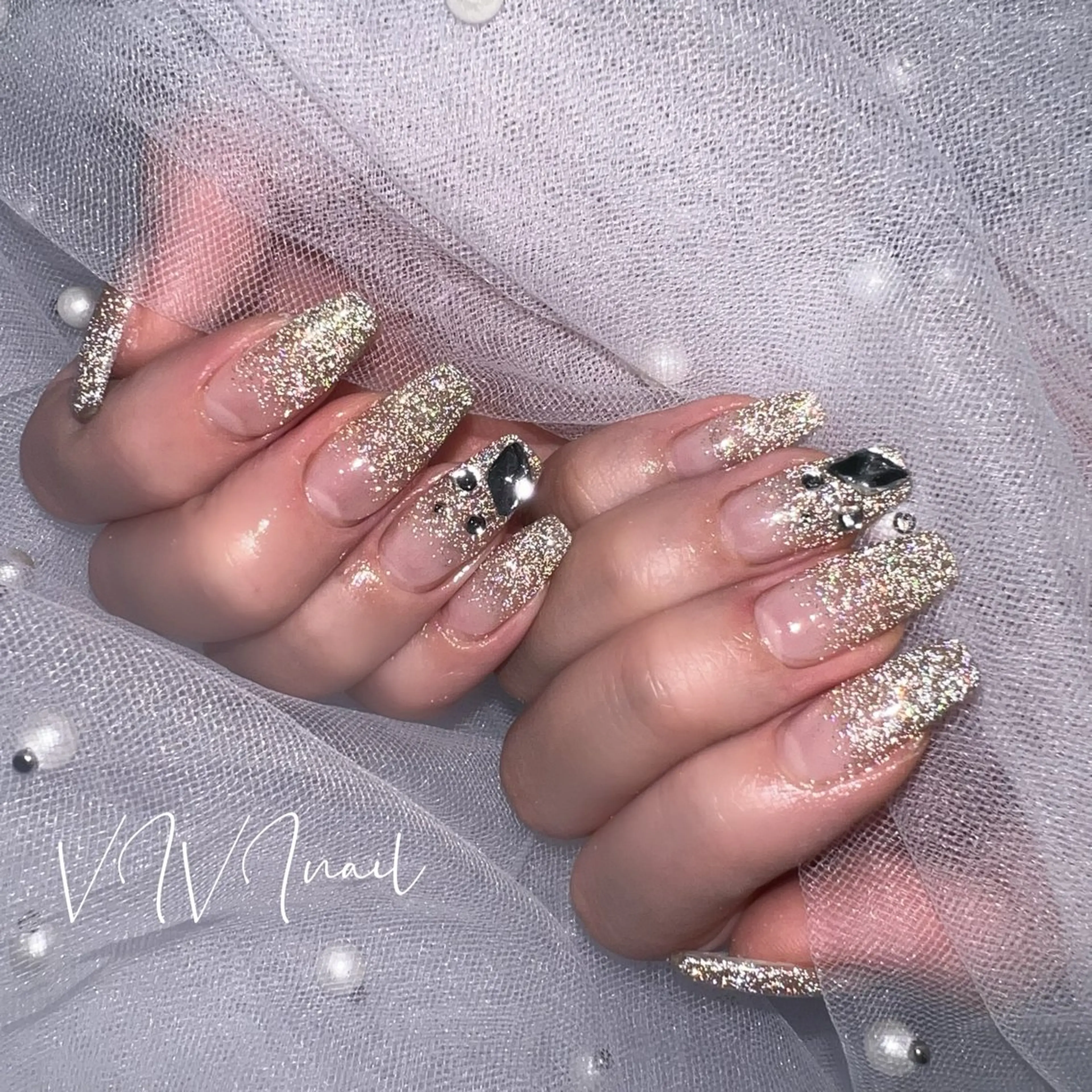 ネイル フラッシュネイル ハンドネイル vivi nailのネイルデザイン