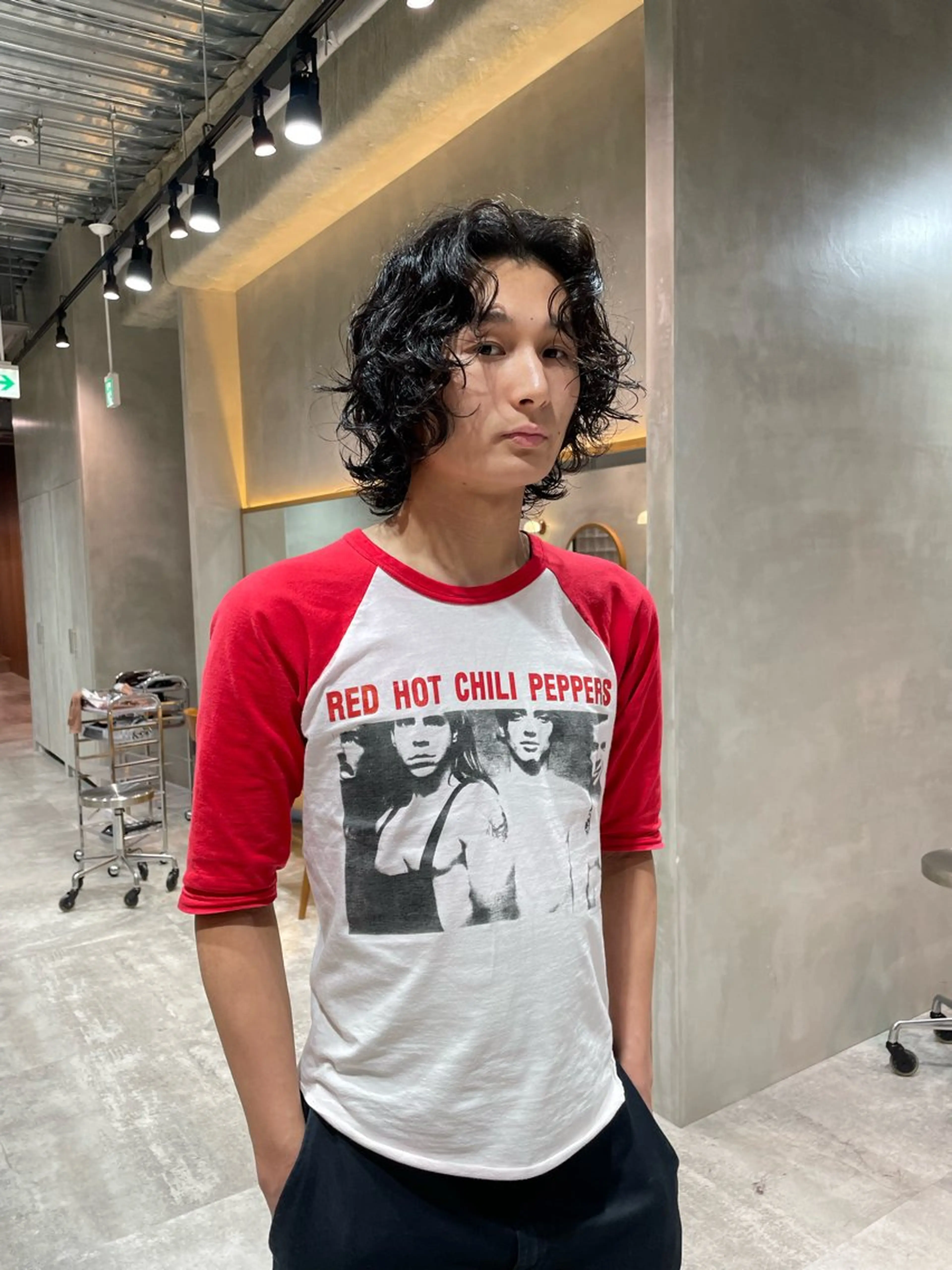 ミディアム カット 渡邉 和喜のヘアスタイル