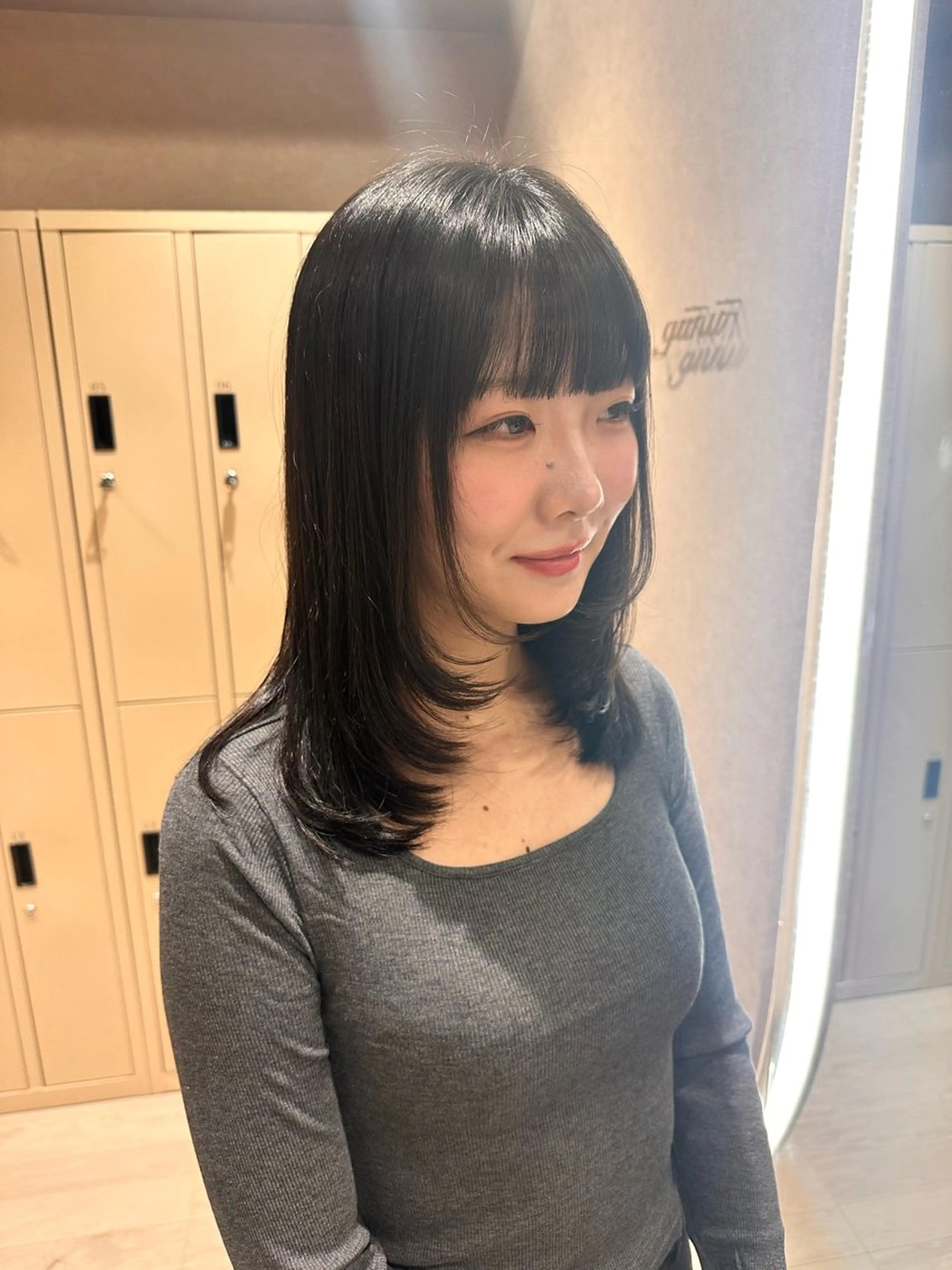 ミディアム 艶カラー/韓国風ヘア 🐈‍⬛sofy🐾のヘアスタイル