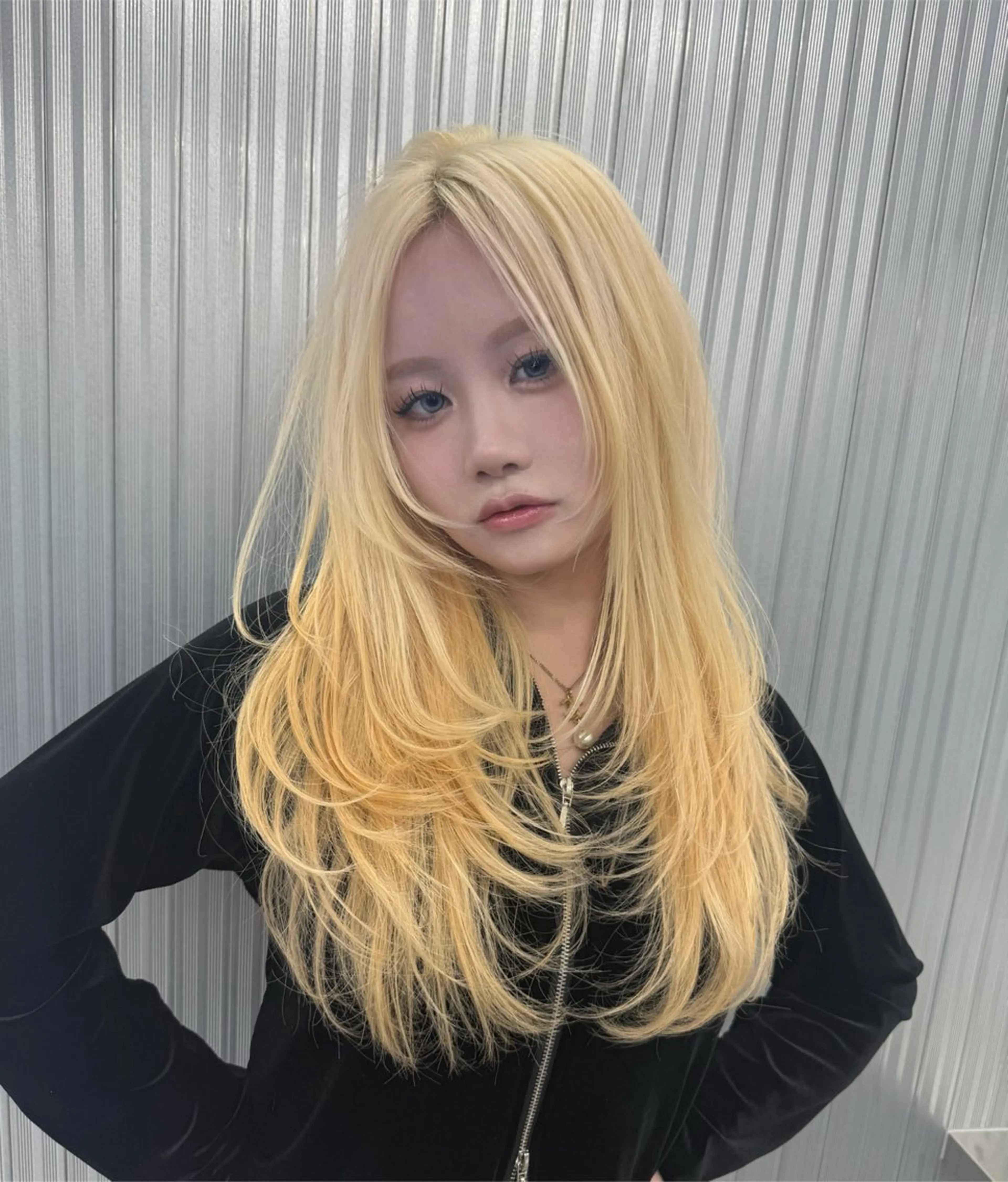 【🫧ミニモ限定価格🫧】ケアブリーチ➕カラー🐈‍⬛🎀の写真