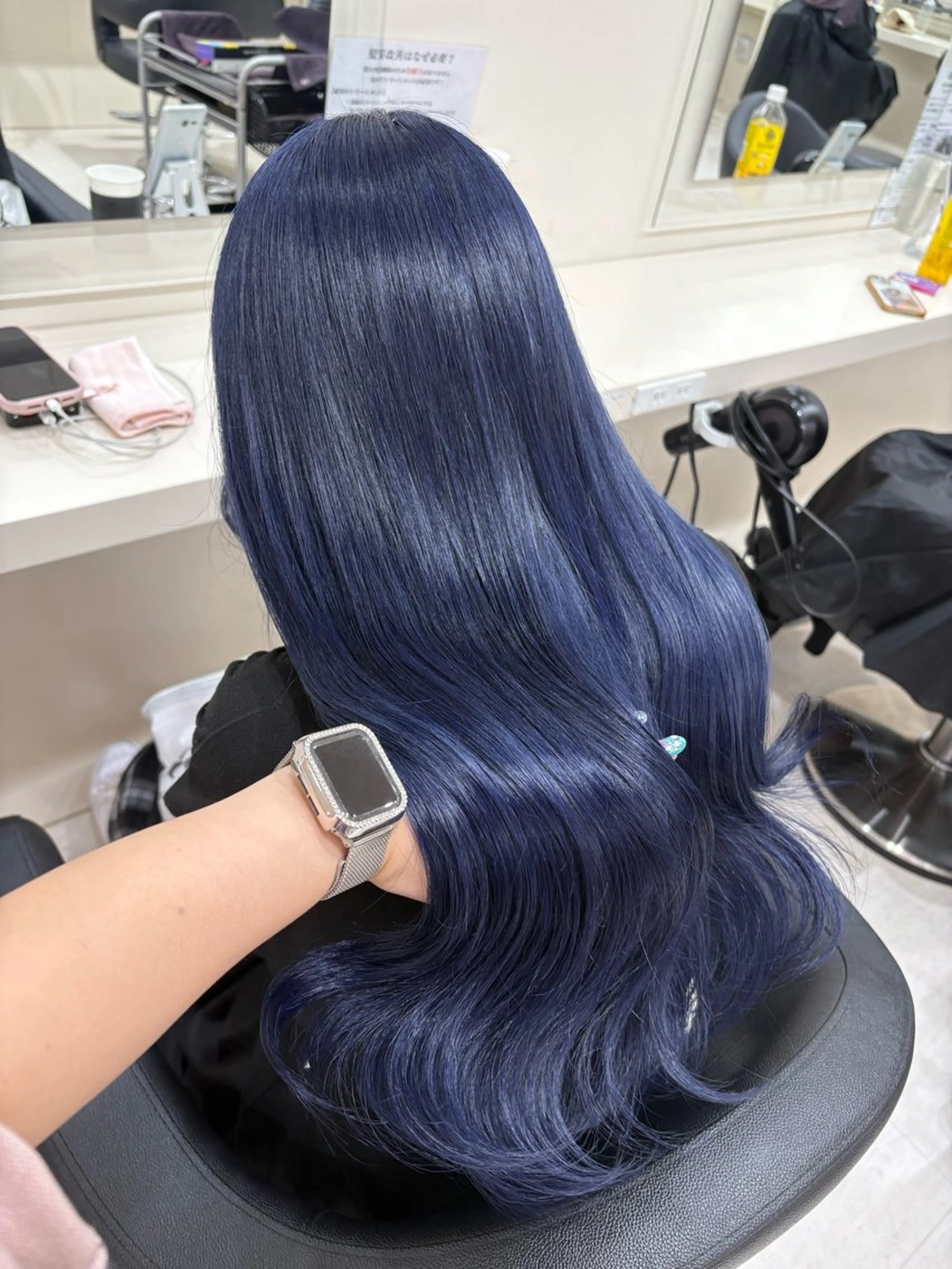 セミロング カラー ヘアアレンジ ヘアカラー 💟RINNA 艶カラー💟のヘアスタイル