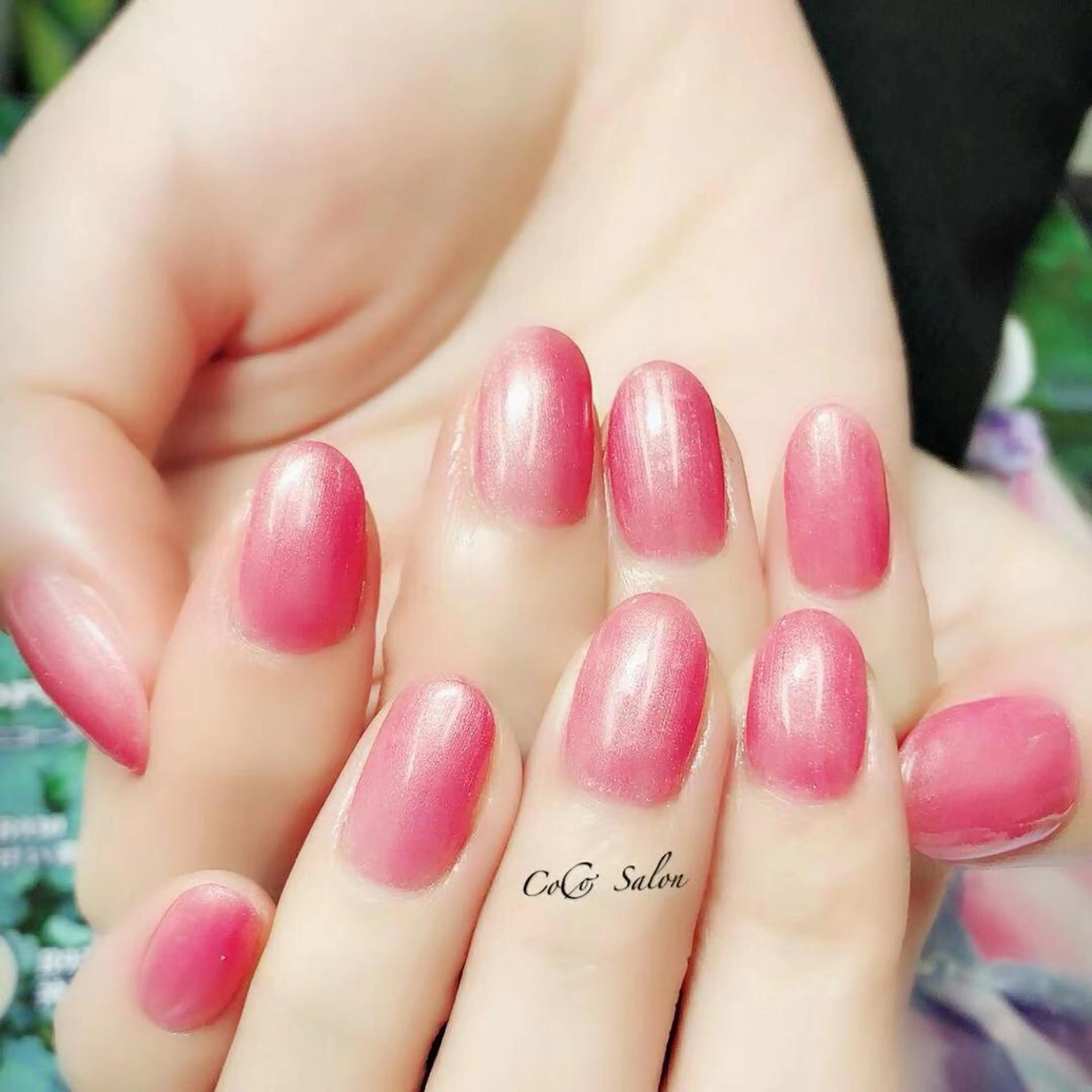 ネイル ワンカラーネイル ピンク シンプルネイル ハンドネイル CoCoSalon ネイル/まつ毛予約のネイルデザイン