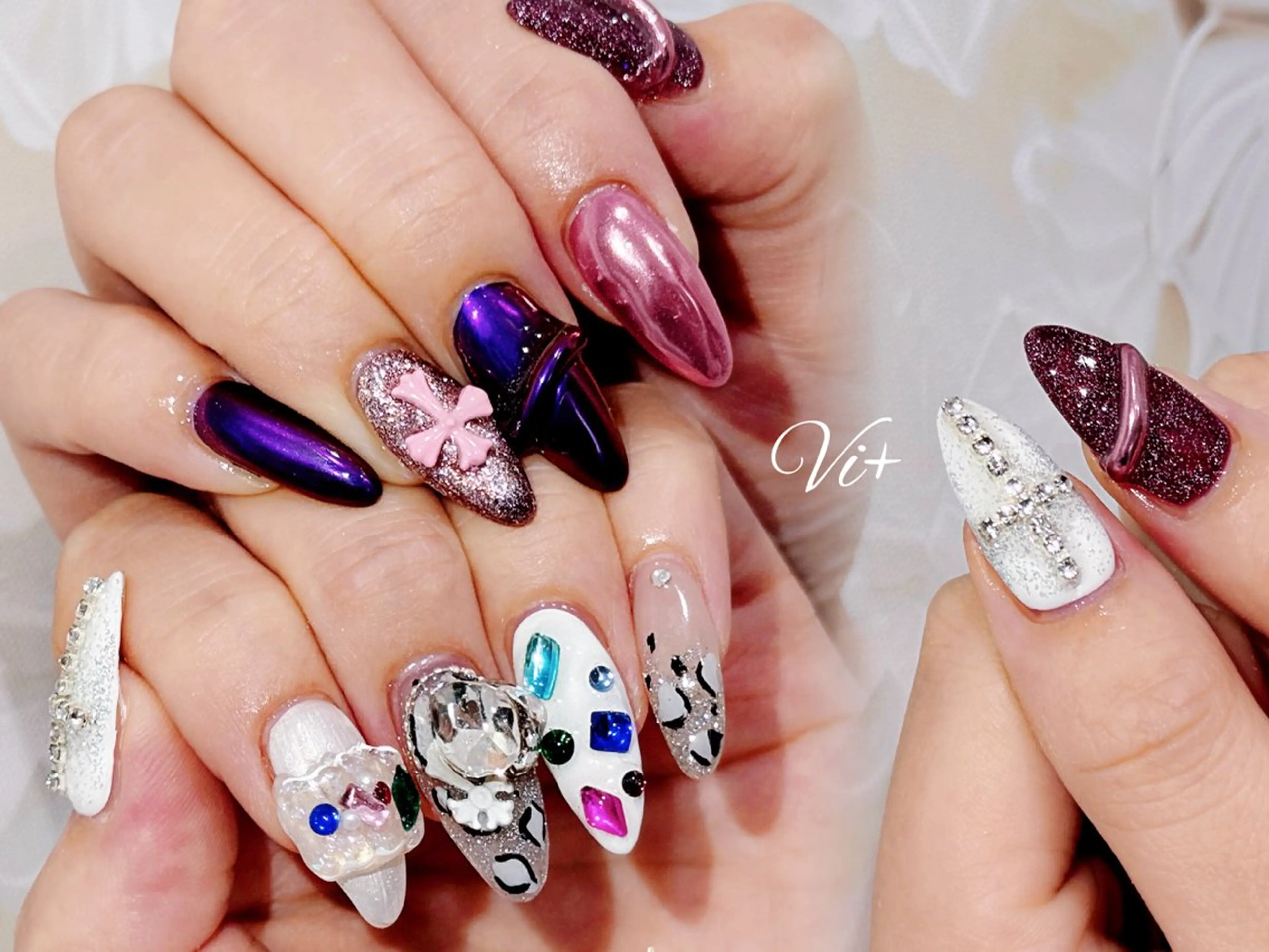 ネイル ハンドネイル ✨Nailsalon Vi+✨のネイルデザイン