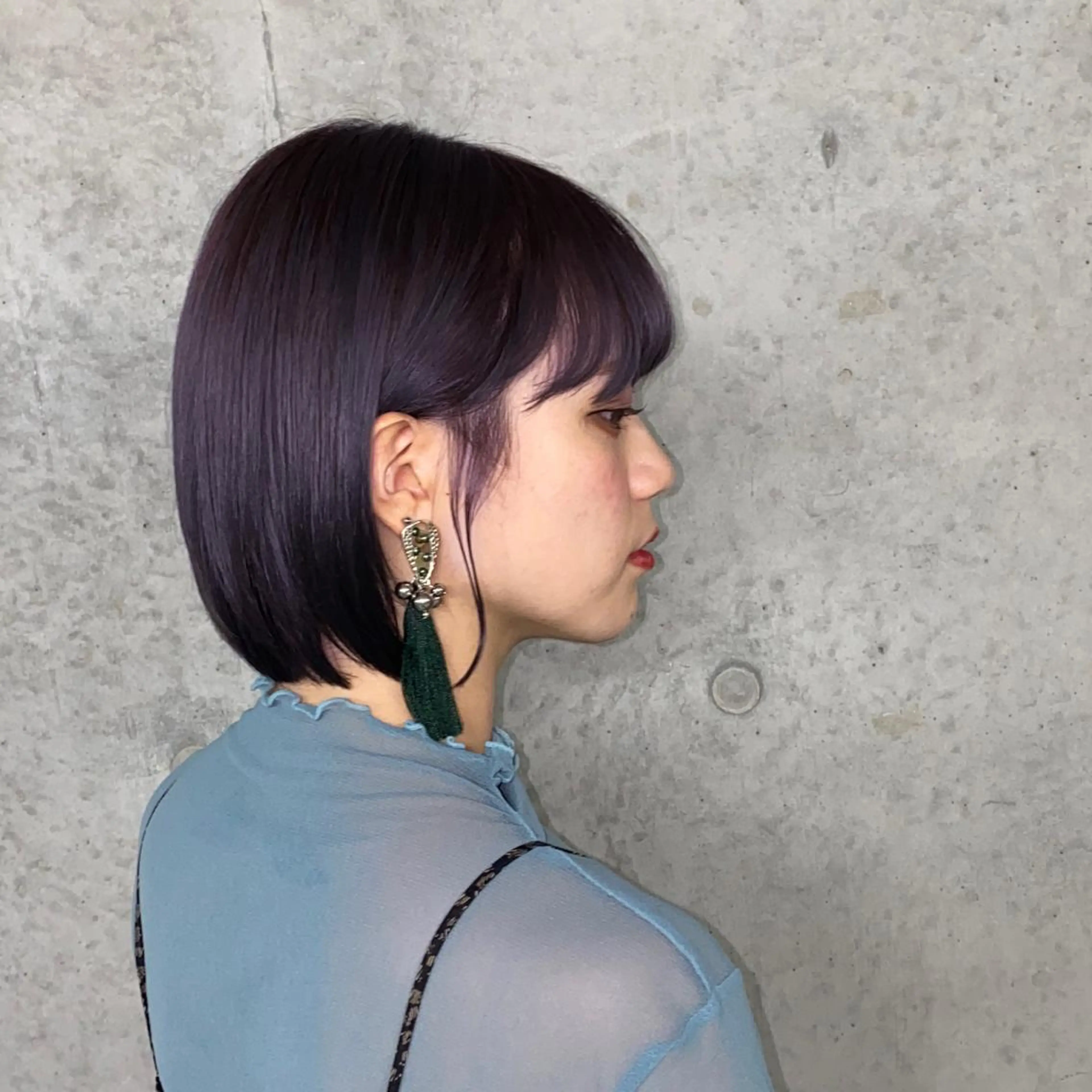 カラー バイオレットカラー 🌱ブリーチ・透明感 カラー/mapi🦭のヘアスタイル