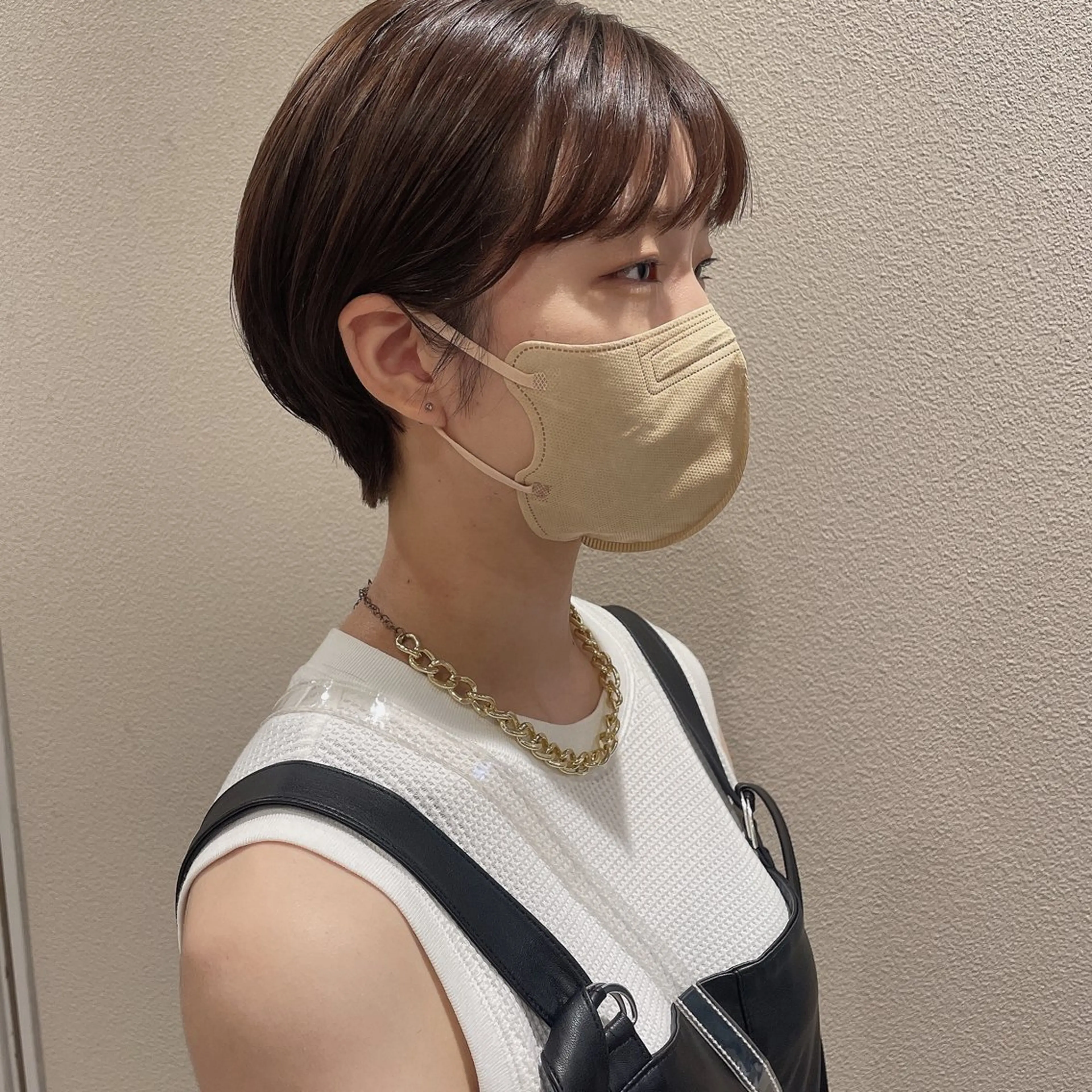 ショート アンニュイヘア/ 顔周りカット/眞弓萌のヘアスタイル