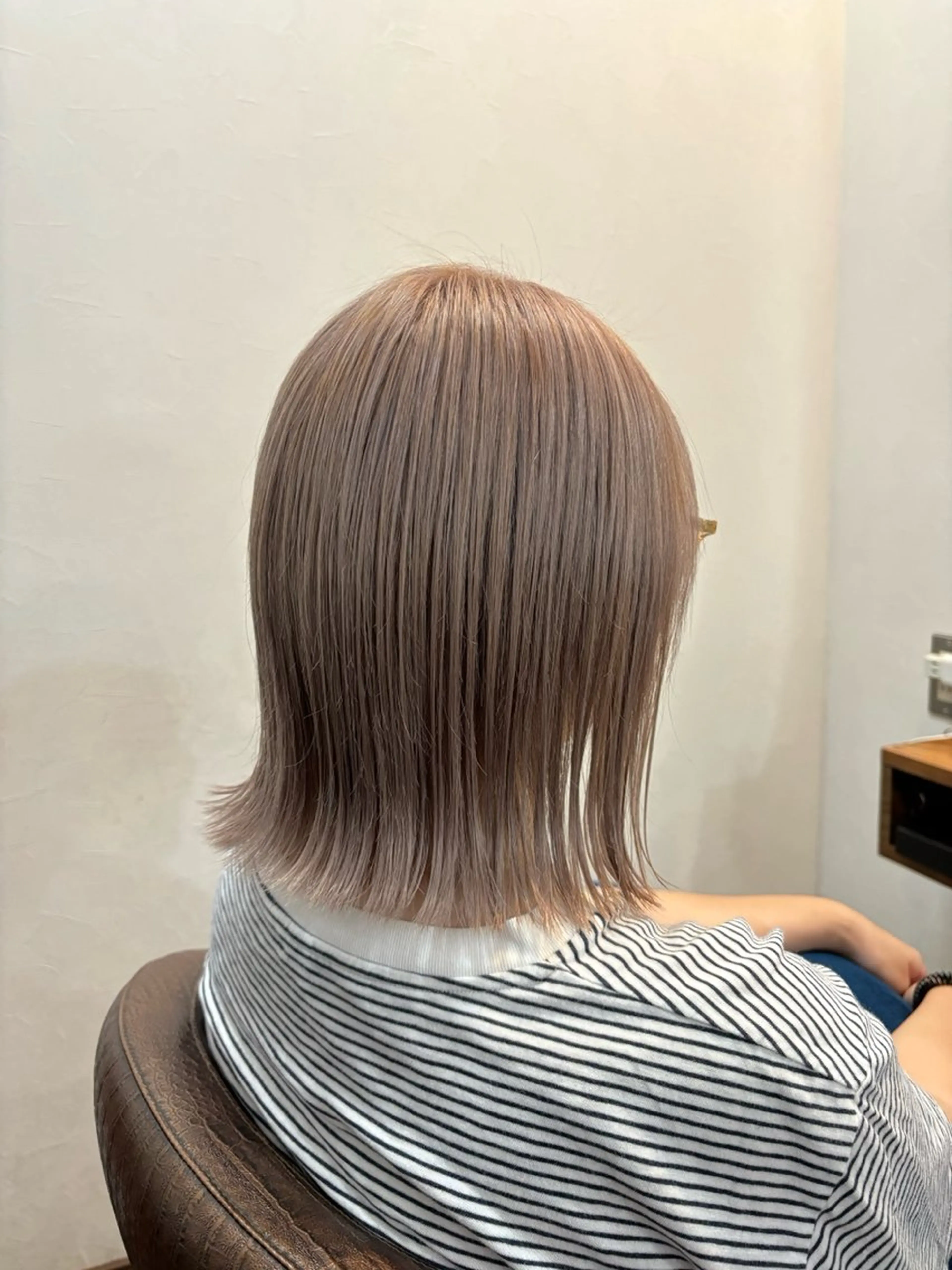 ミディアム カラー ヘアカラー 小顔似合わせカット ┊︎＊AYANO＊のヘアスタイル